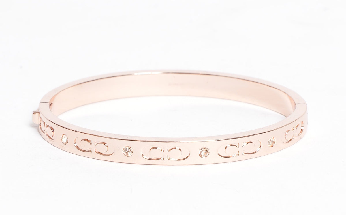 Coach Rose Gold Brass Bracelet