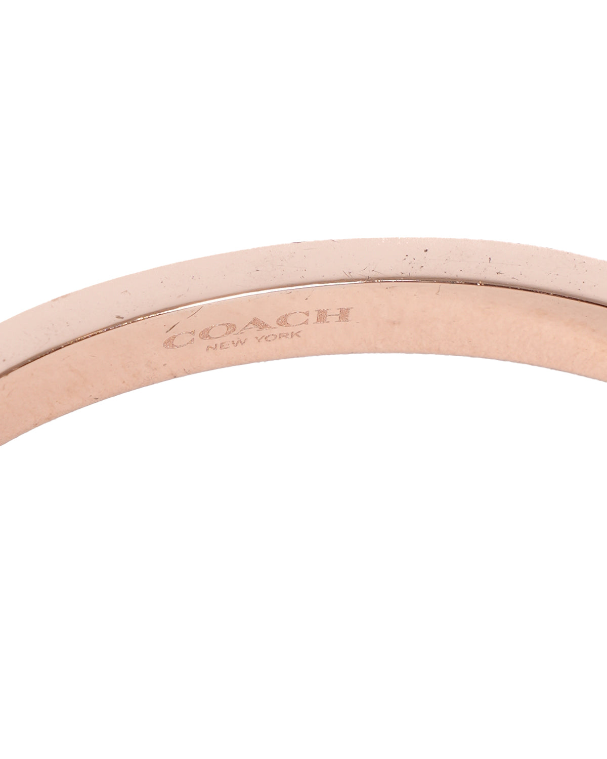 Coach Rose Gold Brass Bracelet