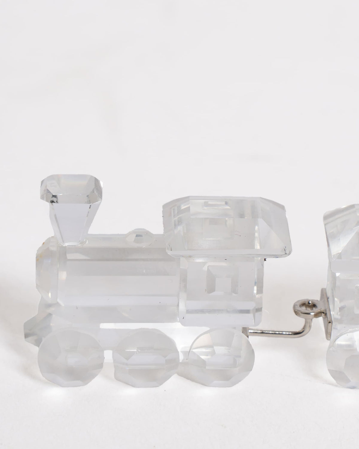 New Swarovski Train Set Of Four In Crystals