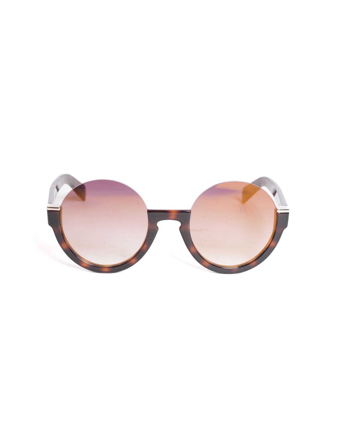 Marc by Marc Jacobs Round Frame Women's Sunglasses in Brown