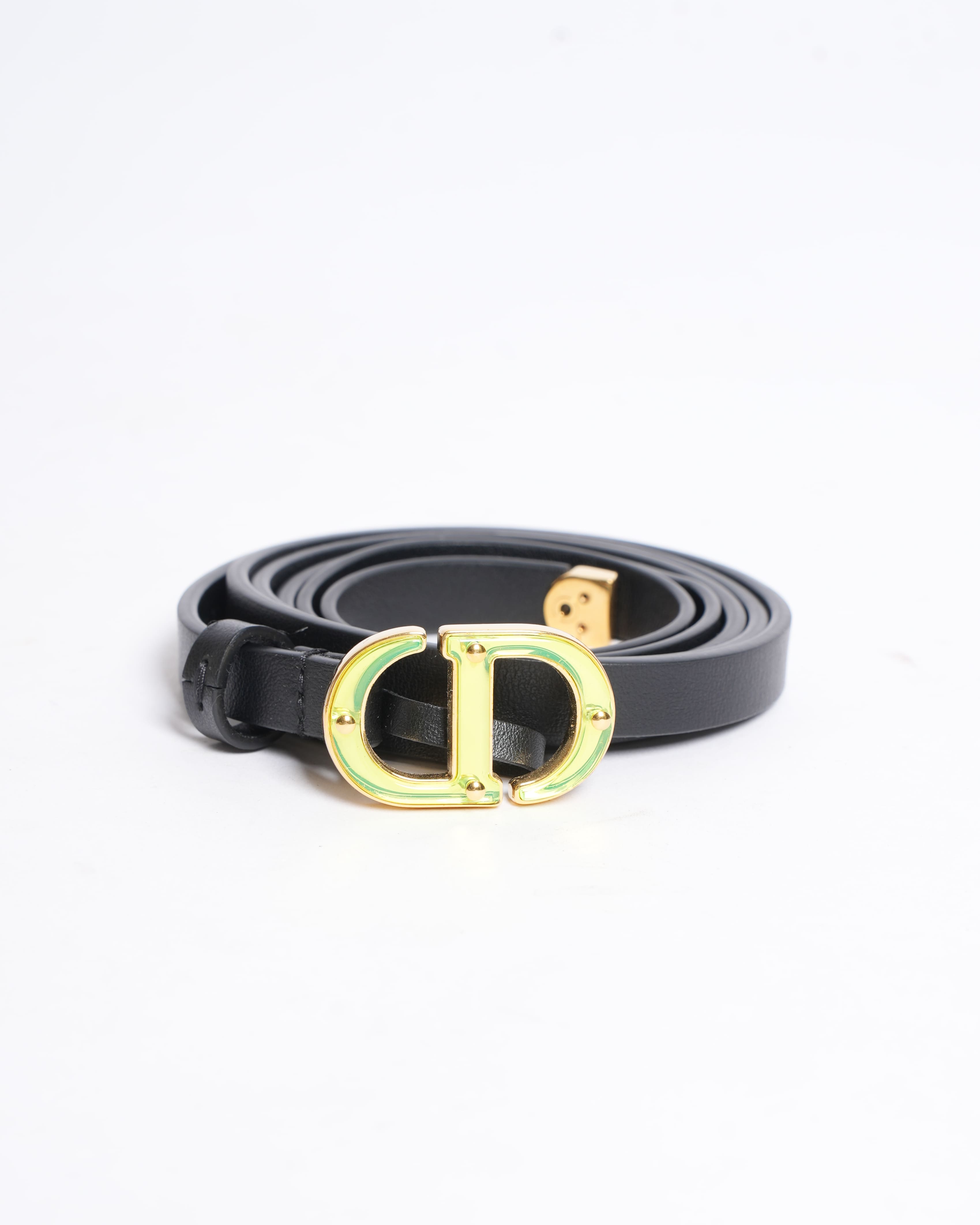 New Christian Dior Women's Belt In Black