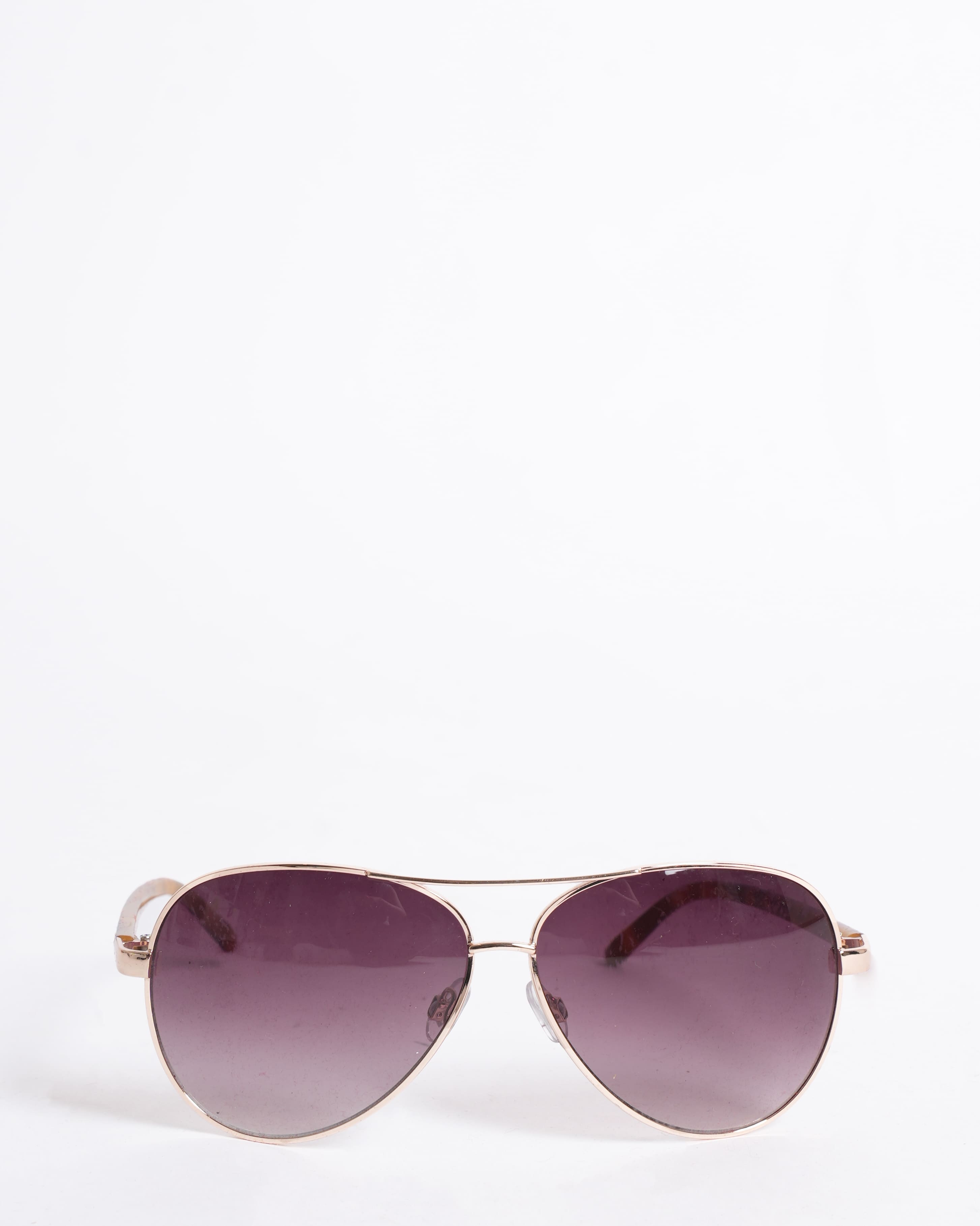 Oscar de la renta gold frame sunglasses
