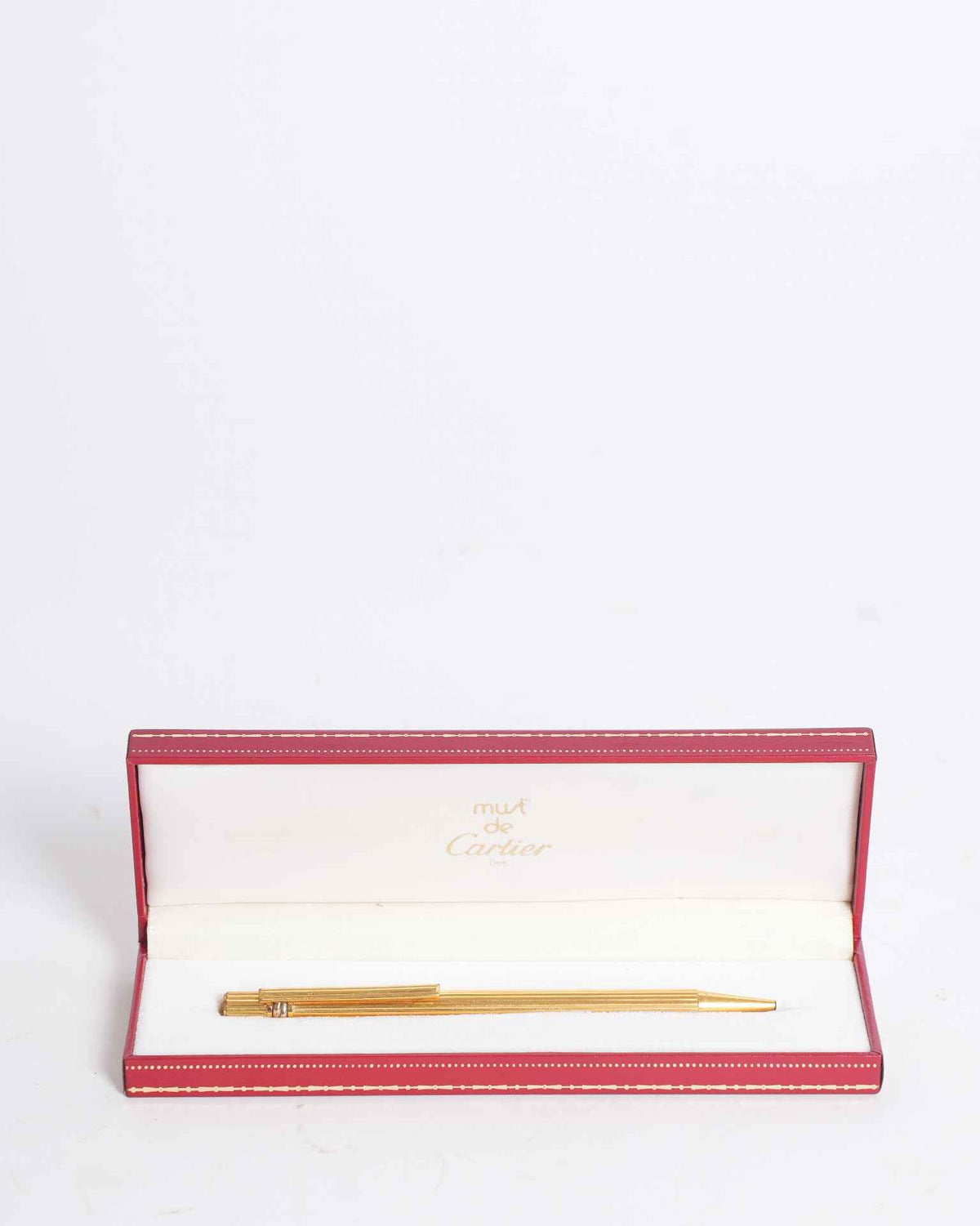 Vintage Cartier Gold Plated Ballpoint Pen