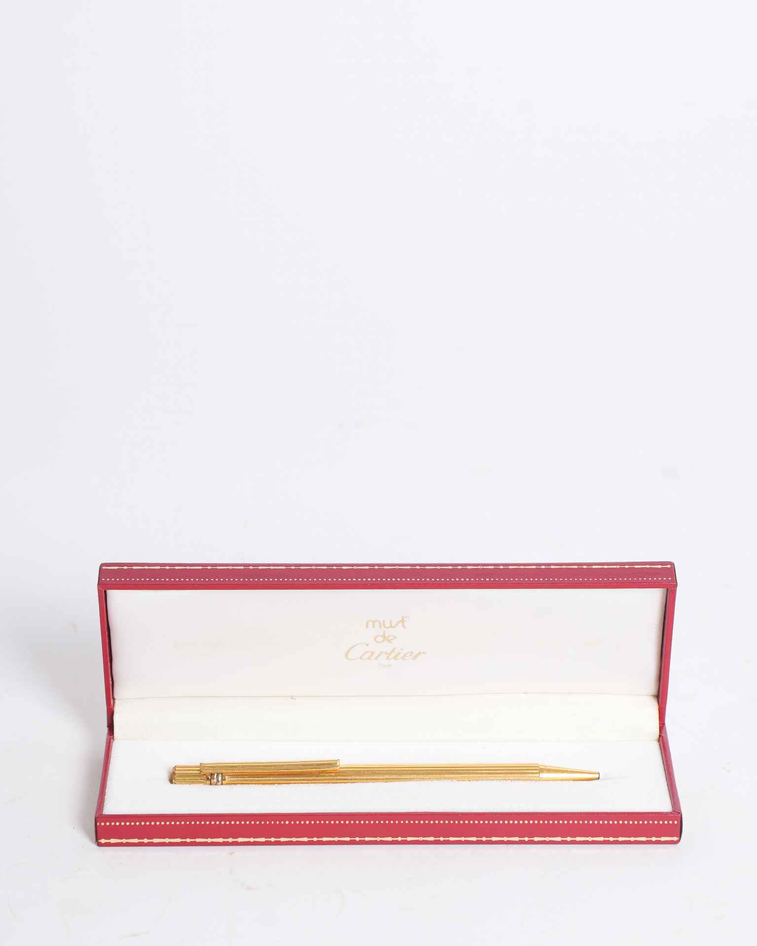 Vintage Cartier Gold Plated Ballpoint Pen