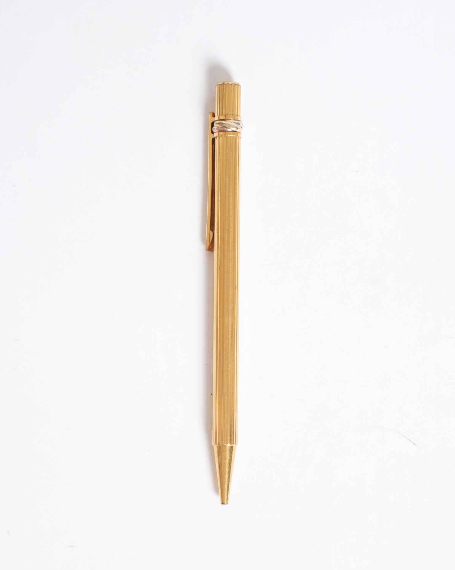 Vintage Cartier Gold Plated Ballpoint Pen