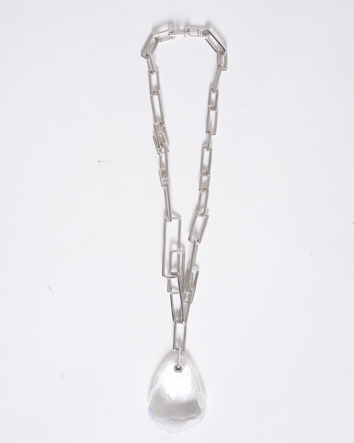 Swarovski Necklace with a Large Crystal Pendant