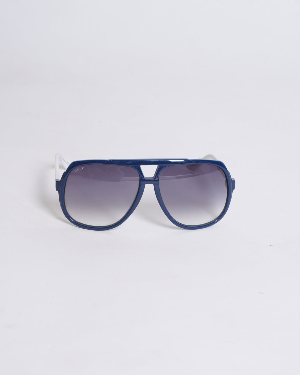 Gucci Men's Aviator Sunglasses In Blue