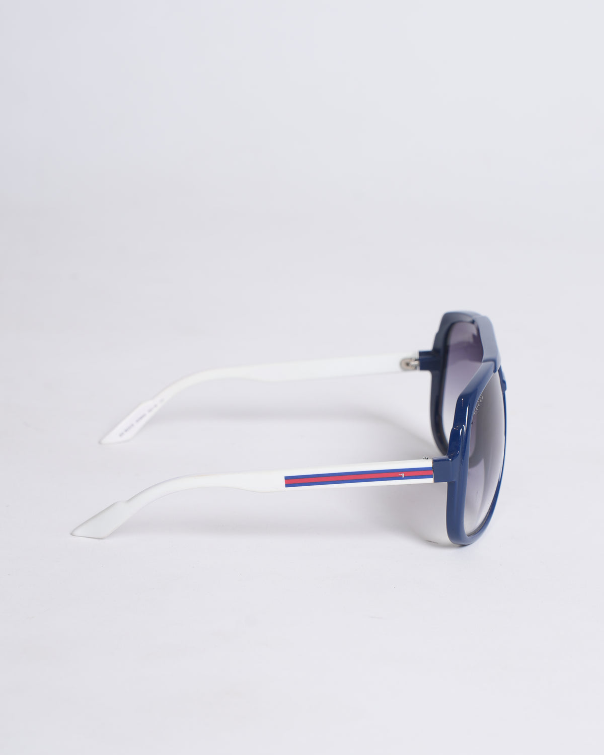 Gucci Men's Aviator Sunglasses In Blue