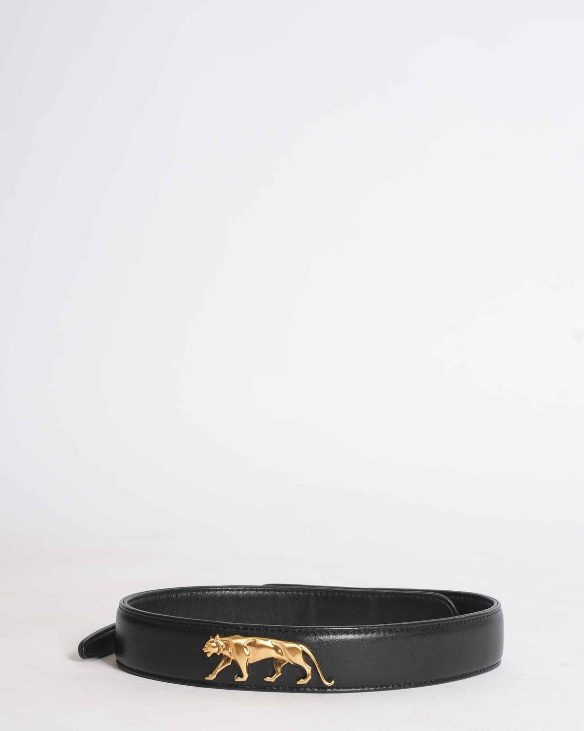 Sabyasachi Royal Bengal Tiger Leather Belt In Black