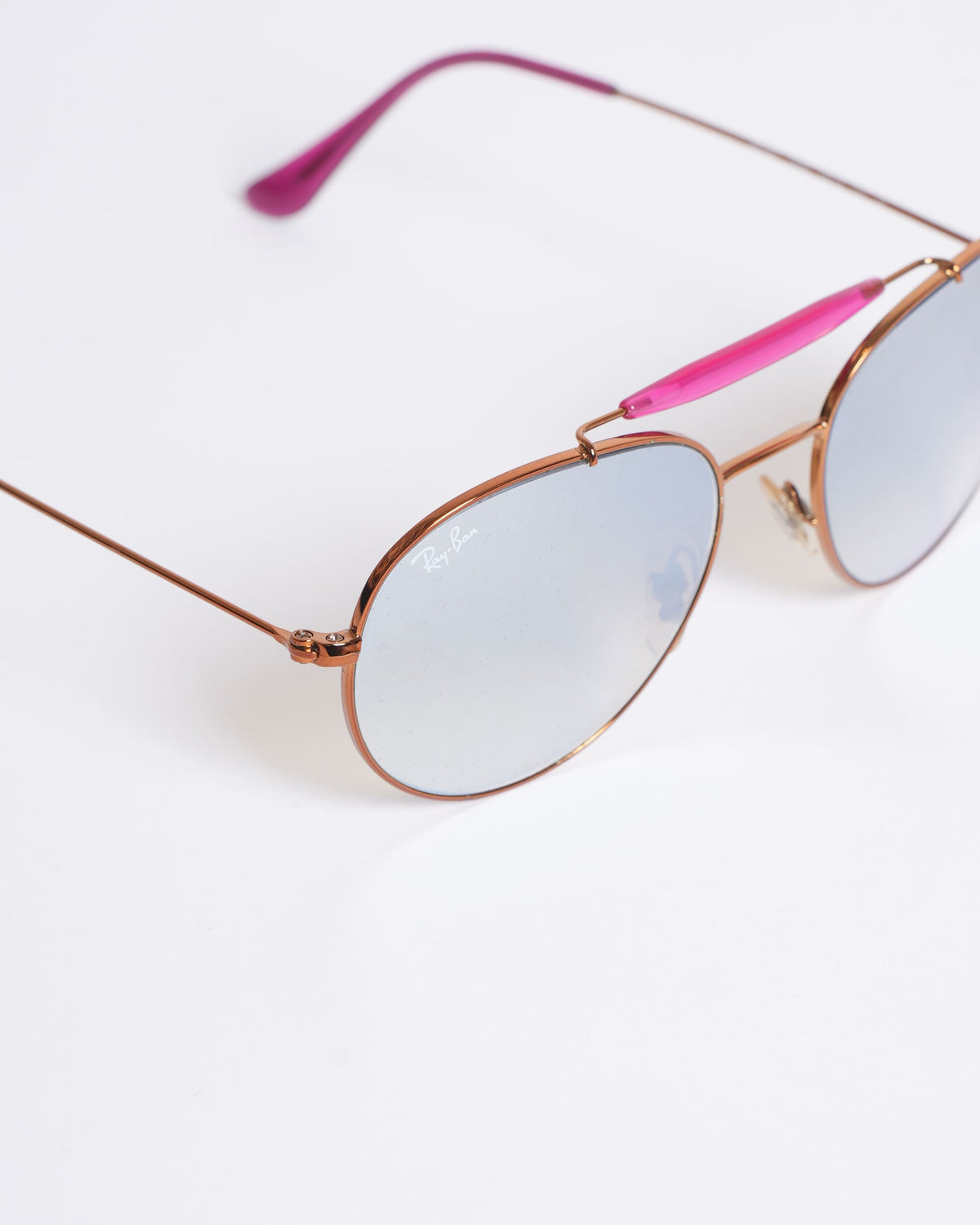 Rayban Aviator Women's Sunglasses In Pink