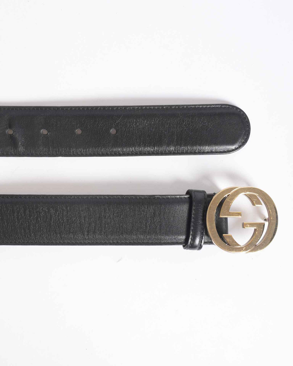 Gucci GG monogram 80 cm buckle belt