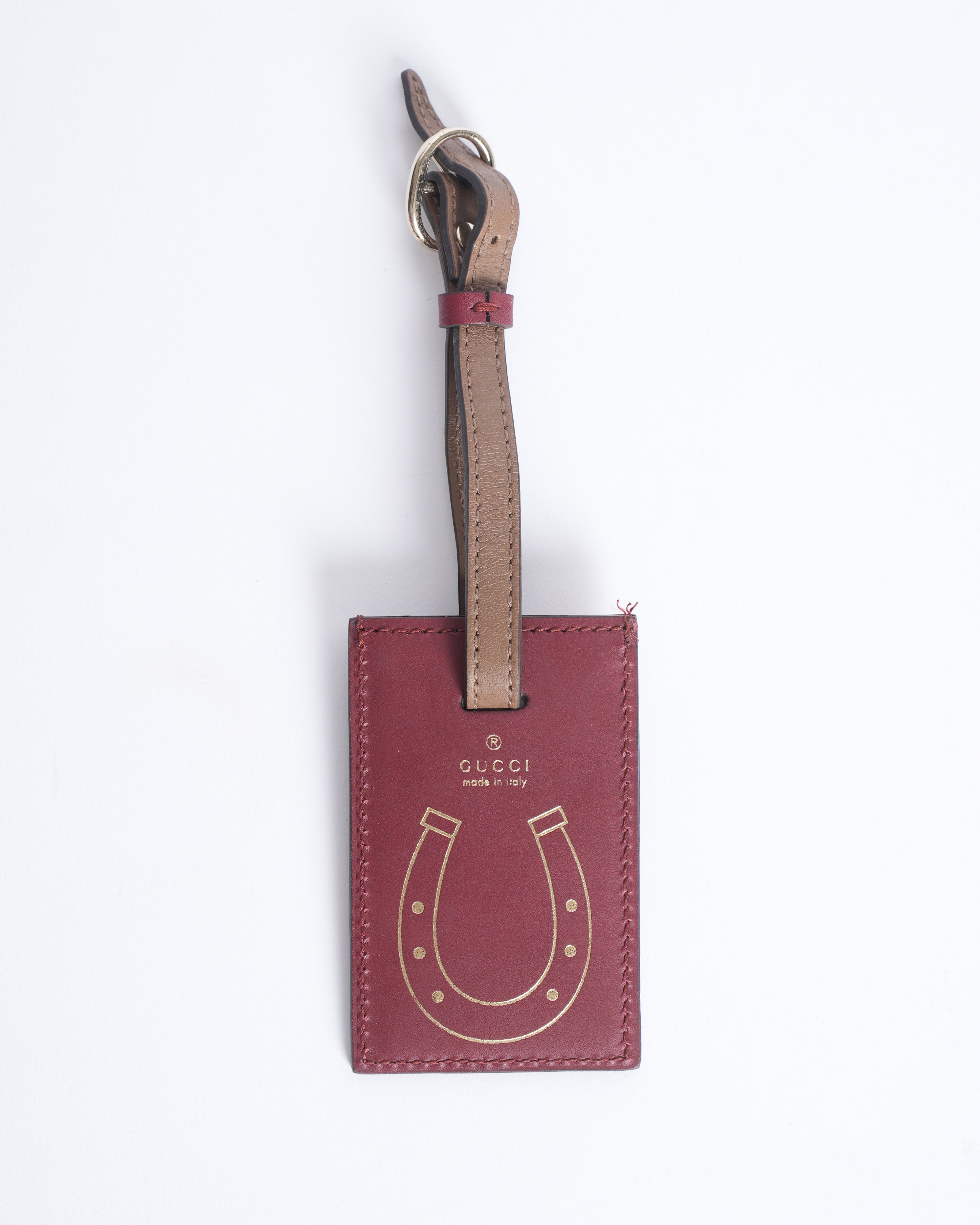 Gucci Horseshoe Luggage Tag