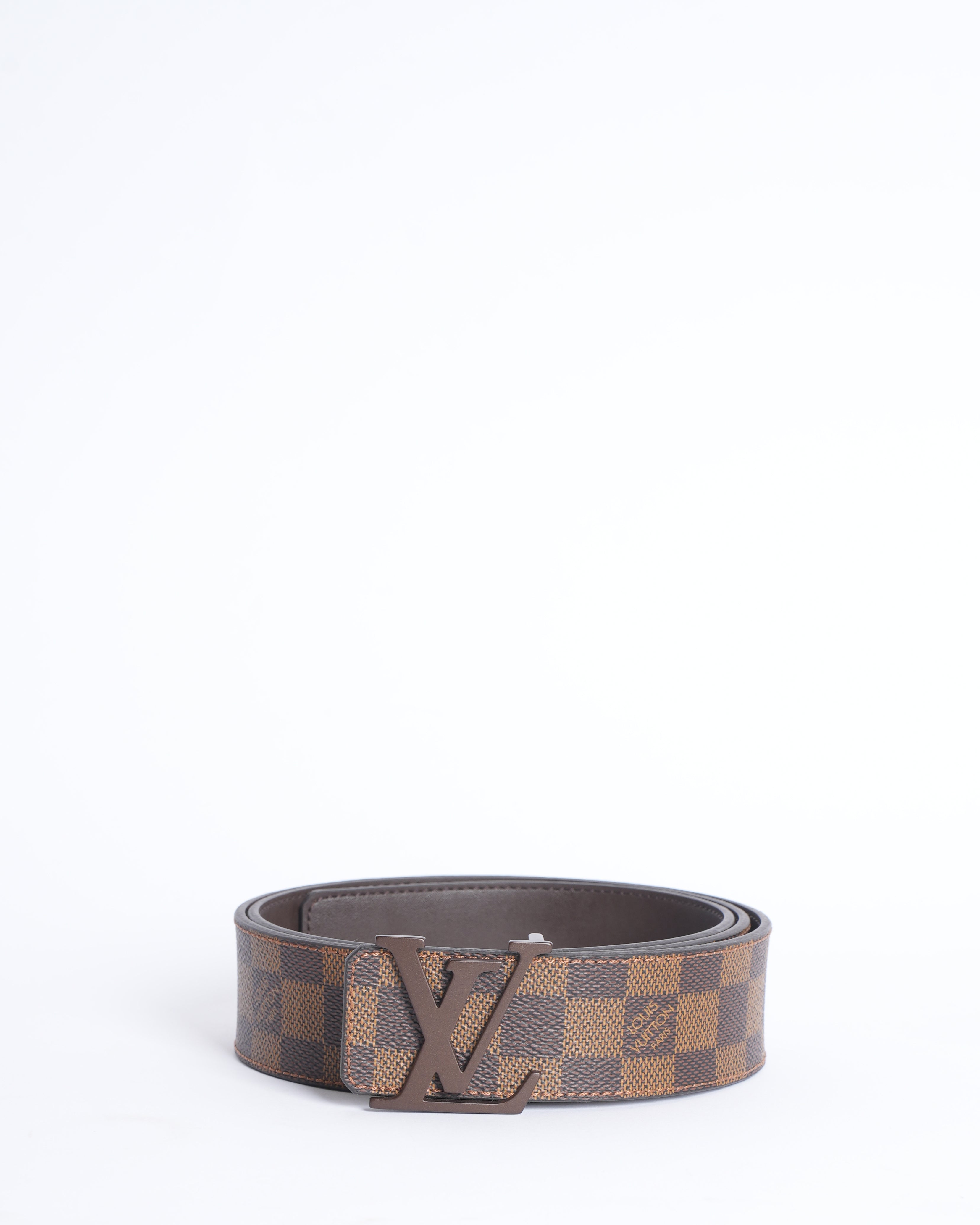 New LV Damier Ebene Men's Belt