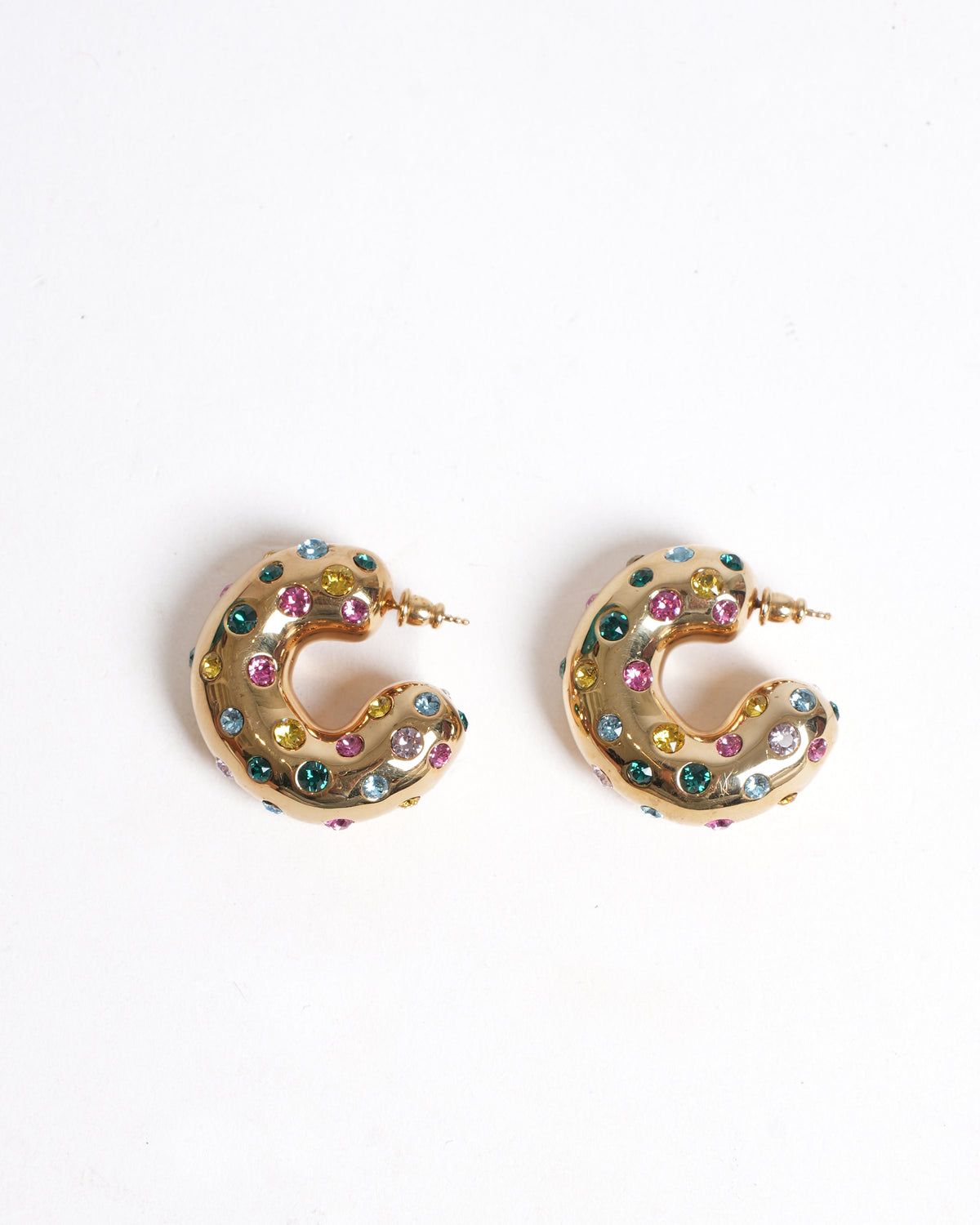 New Oscar de la renta puff earrings