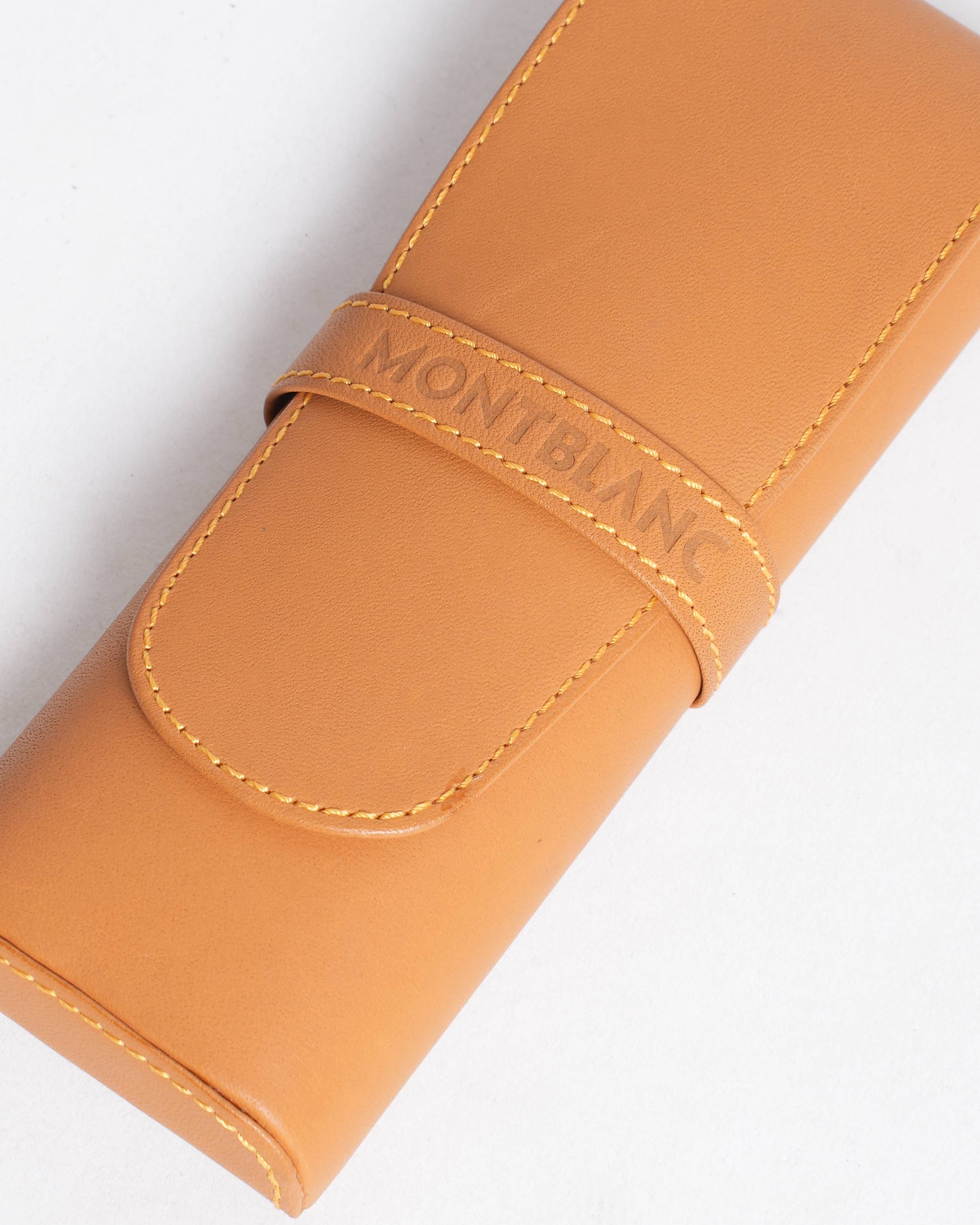 New Mont Blanc pen case in Tan
