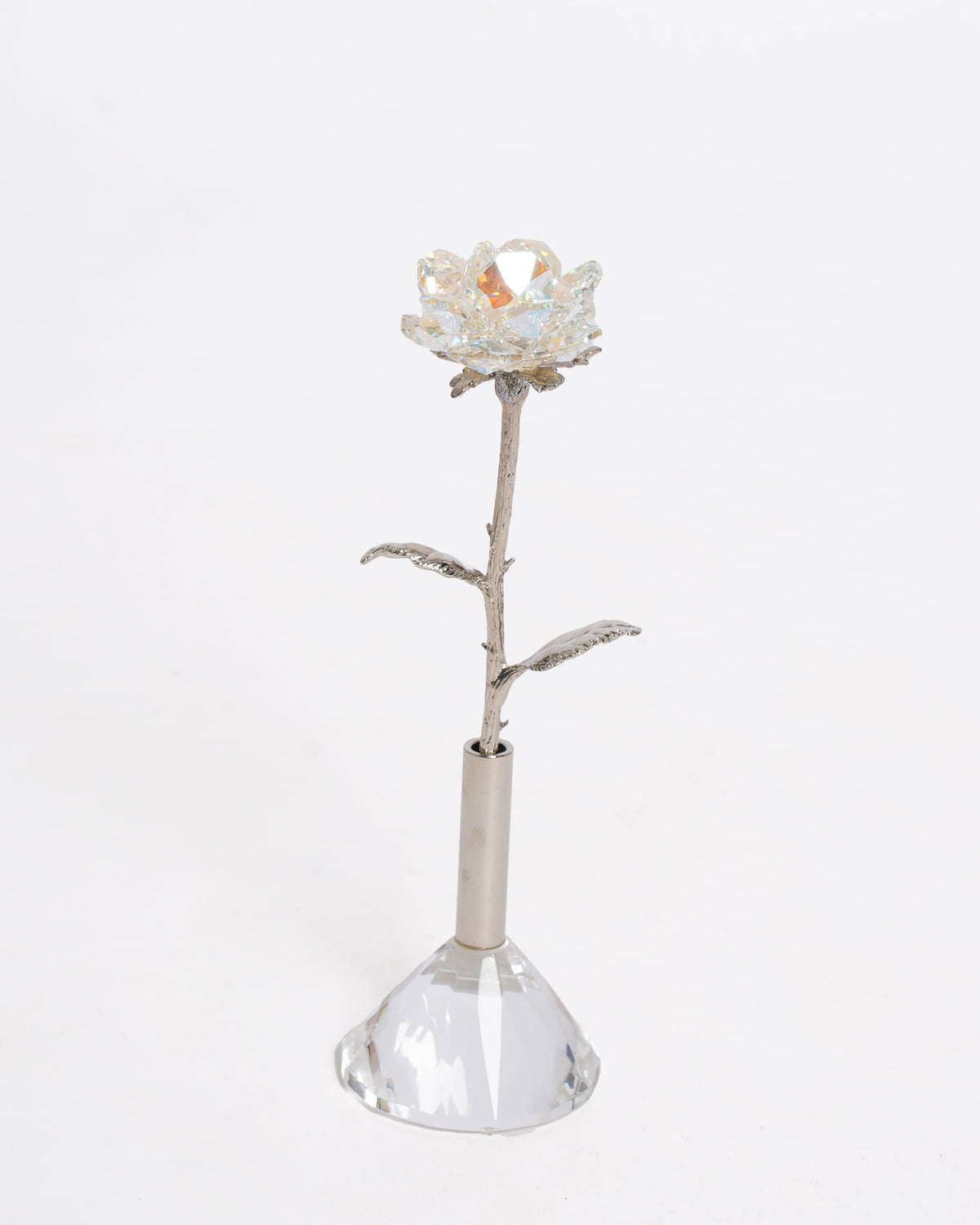 New Noblesse rose crystal with stand