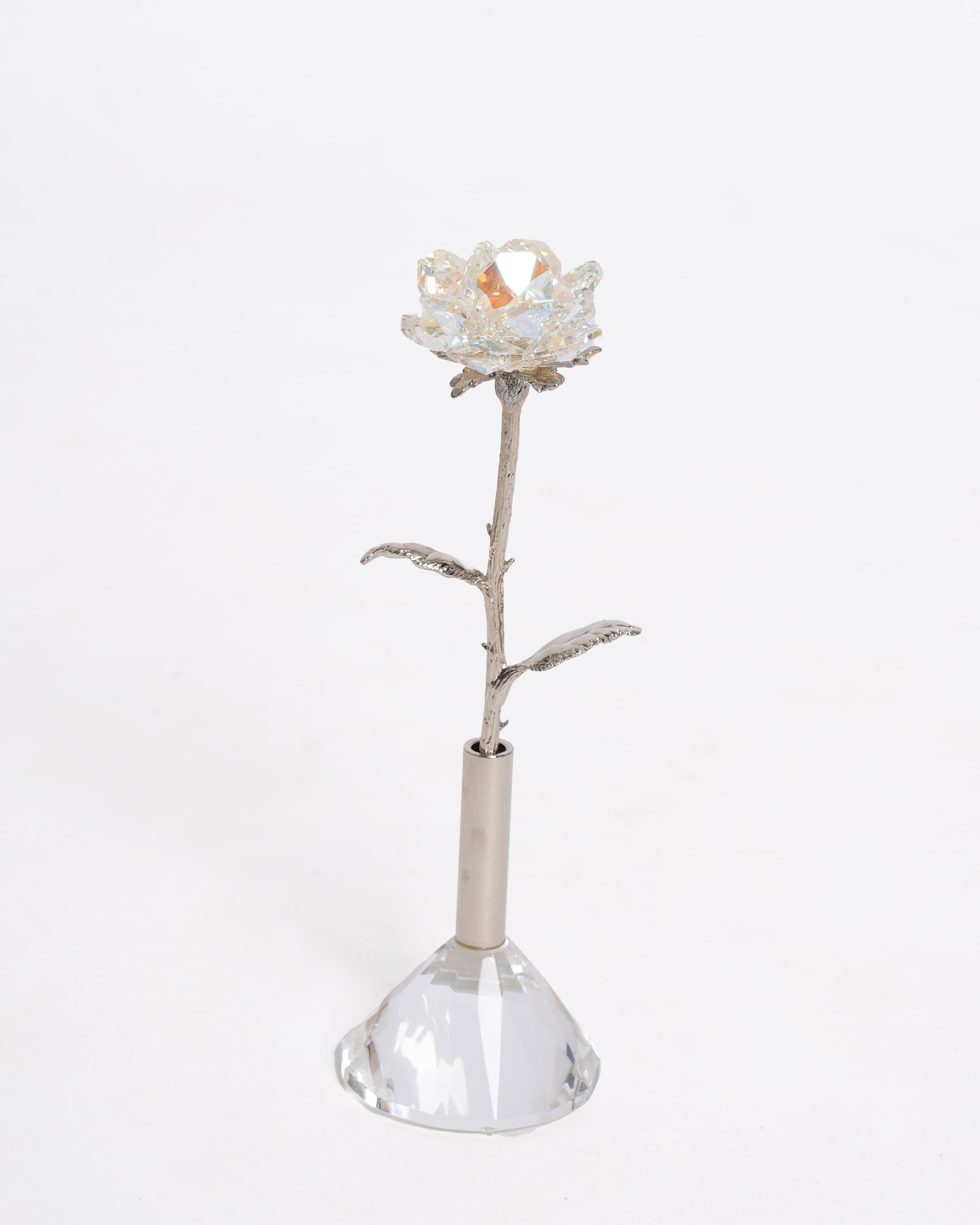 New Noblesse rose crystal with stand