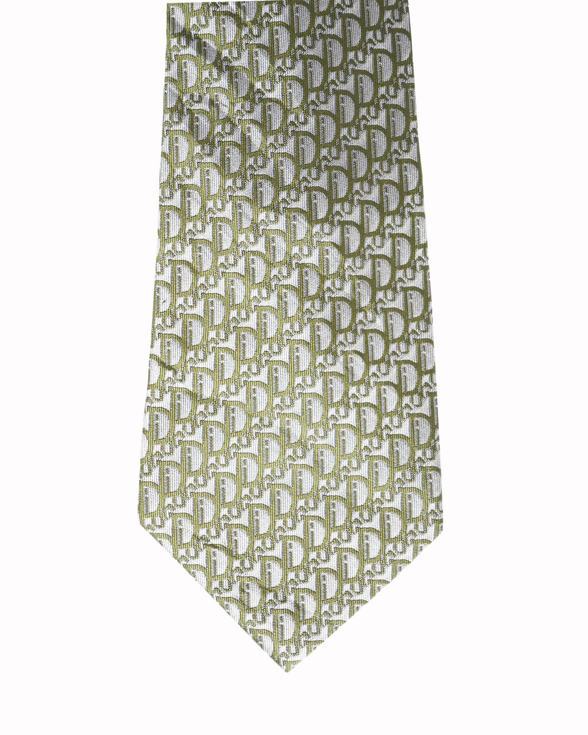 Christian dior oblique silk tie