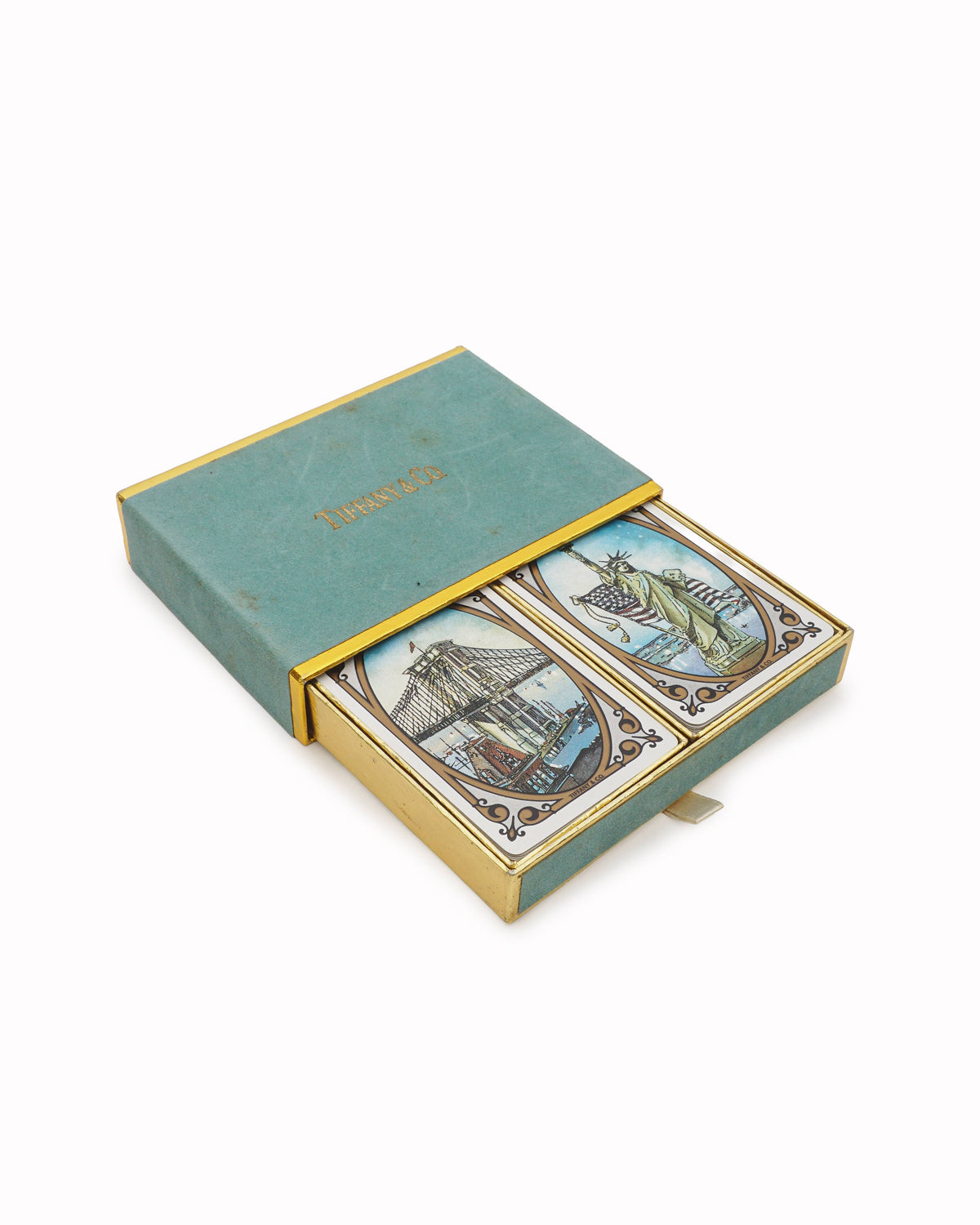 Tiffany & Co. Vintage Statue of Liberty Playing Card Set