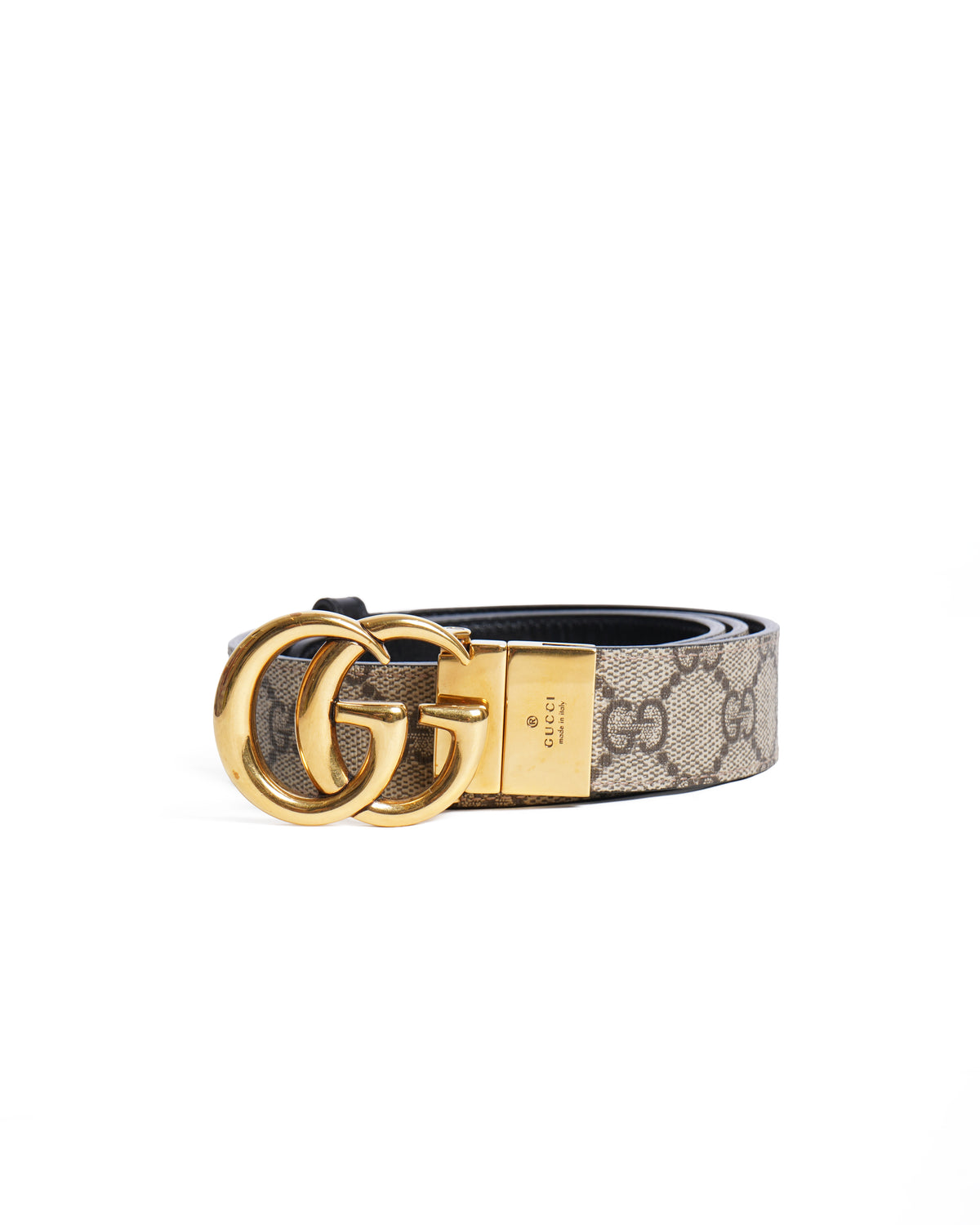 Gucci  GG Reversible Women's Belt In Monogram Canvas