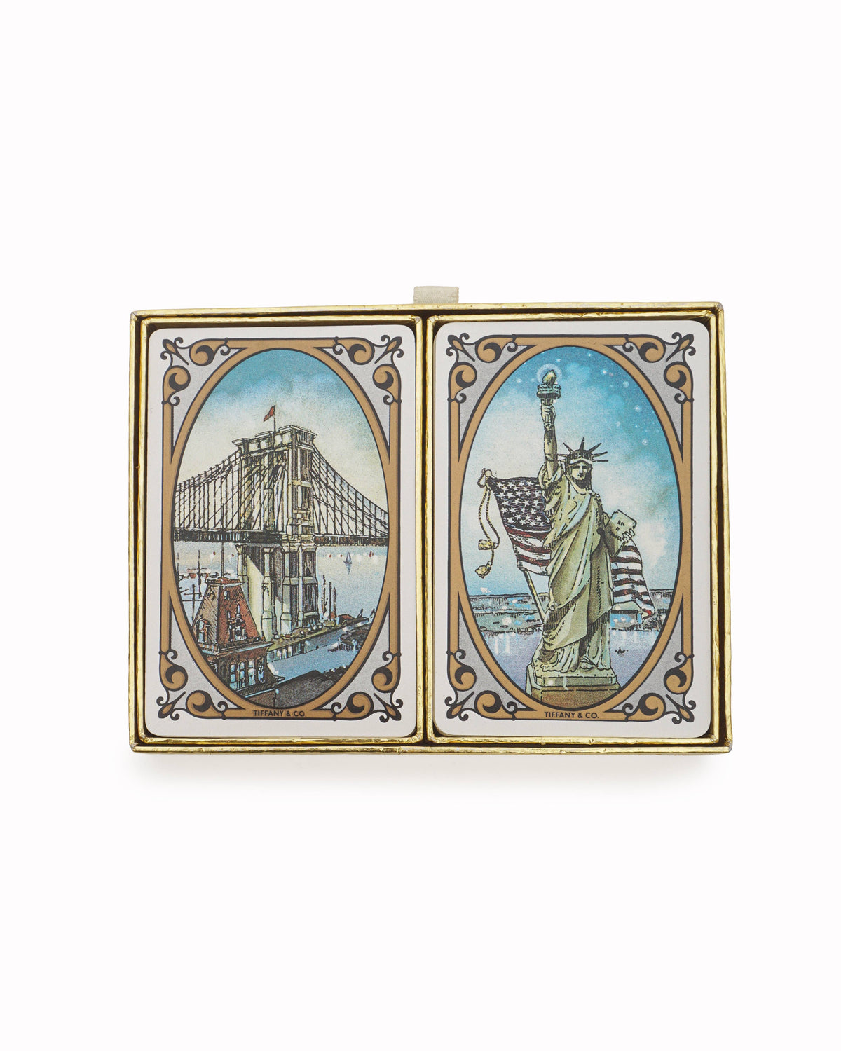 Tiffany & Co. Vintage Statue of Liberty Playing Card Set