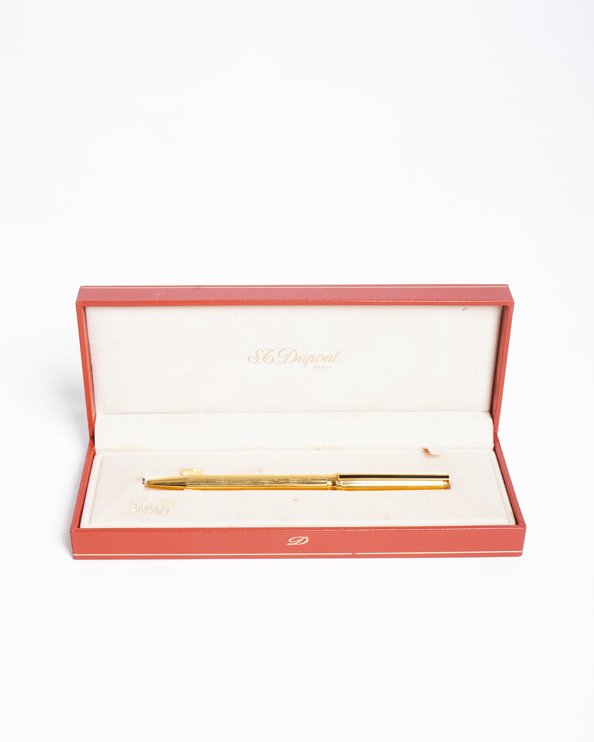 S.T. Dupont gold plated ballpoint pen