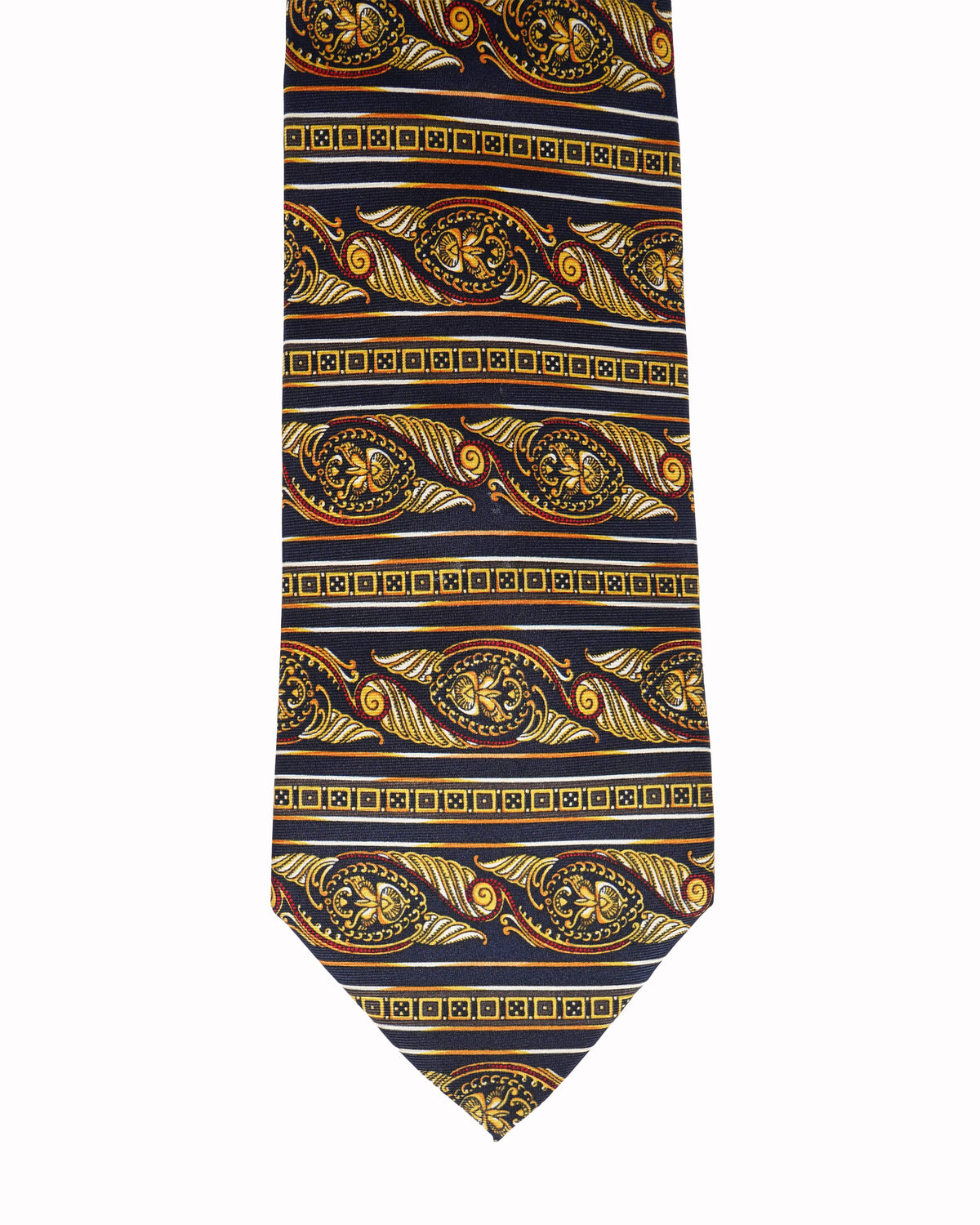 Versace  Blue and Gold  baroque tie