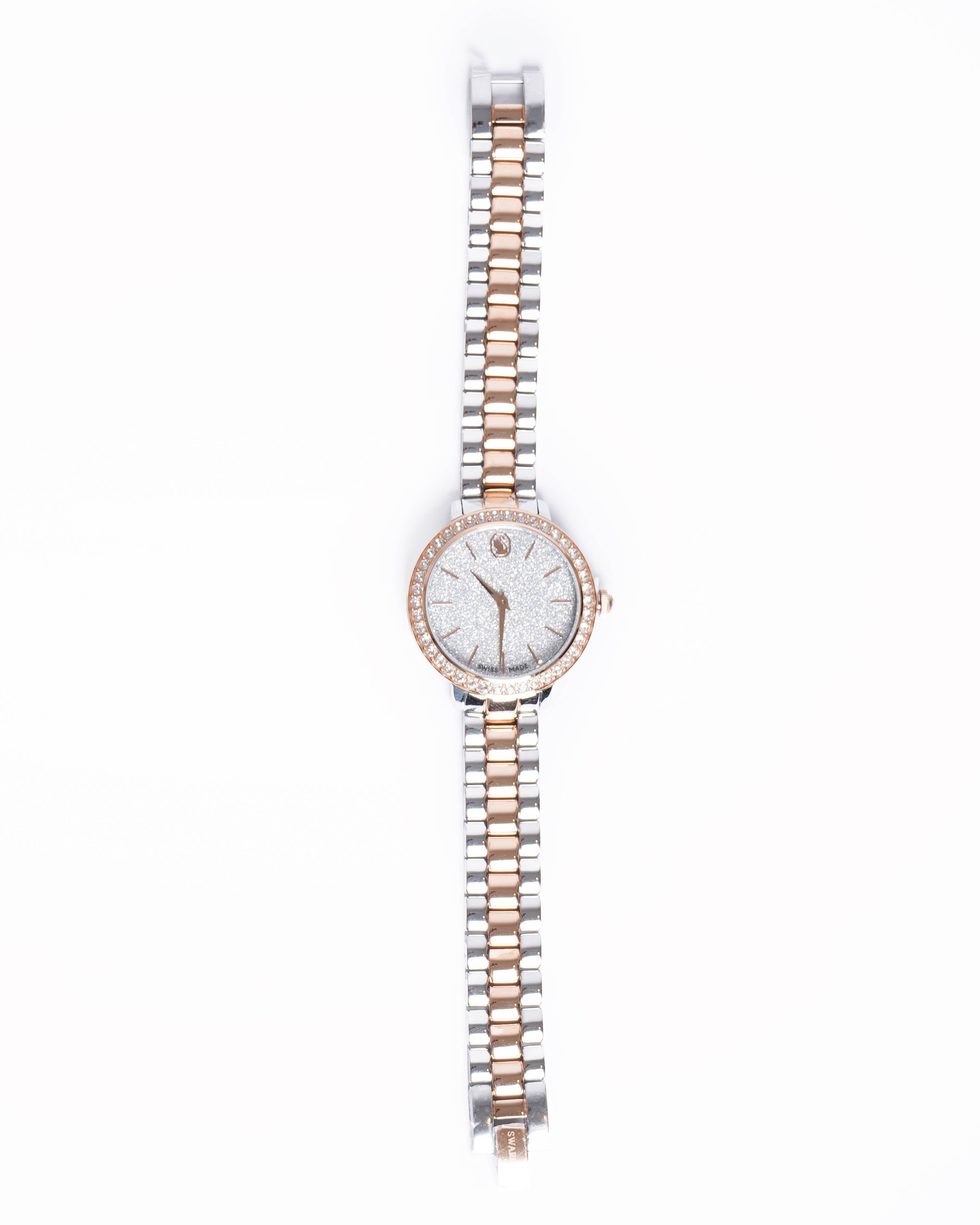 New Swarovski matrix 3 link watch