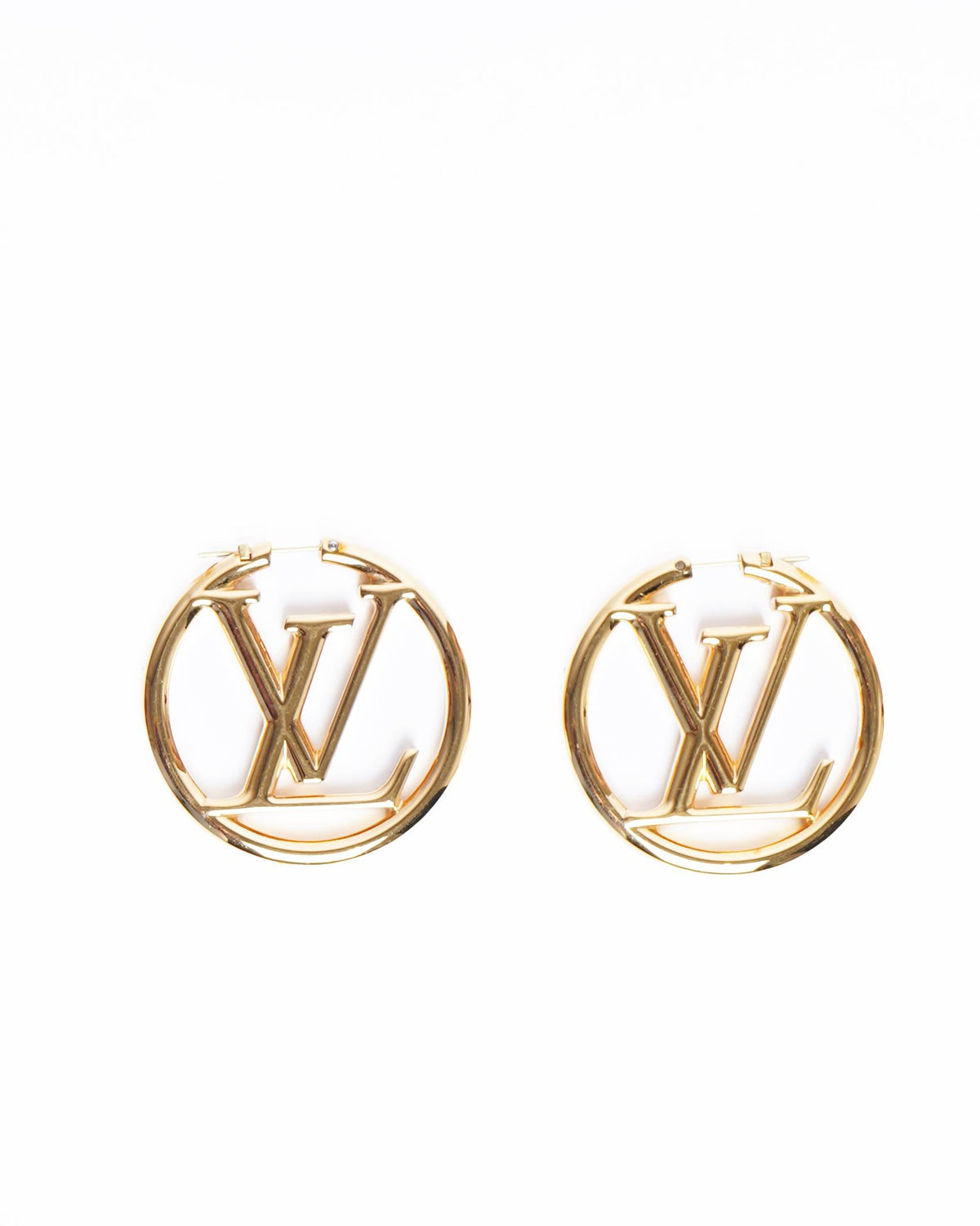 New Louis Vuitton Louise Hoop Earrings