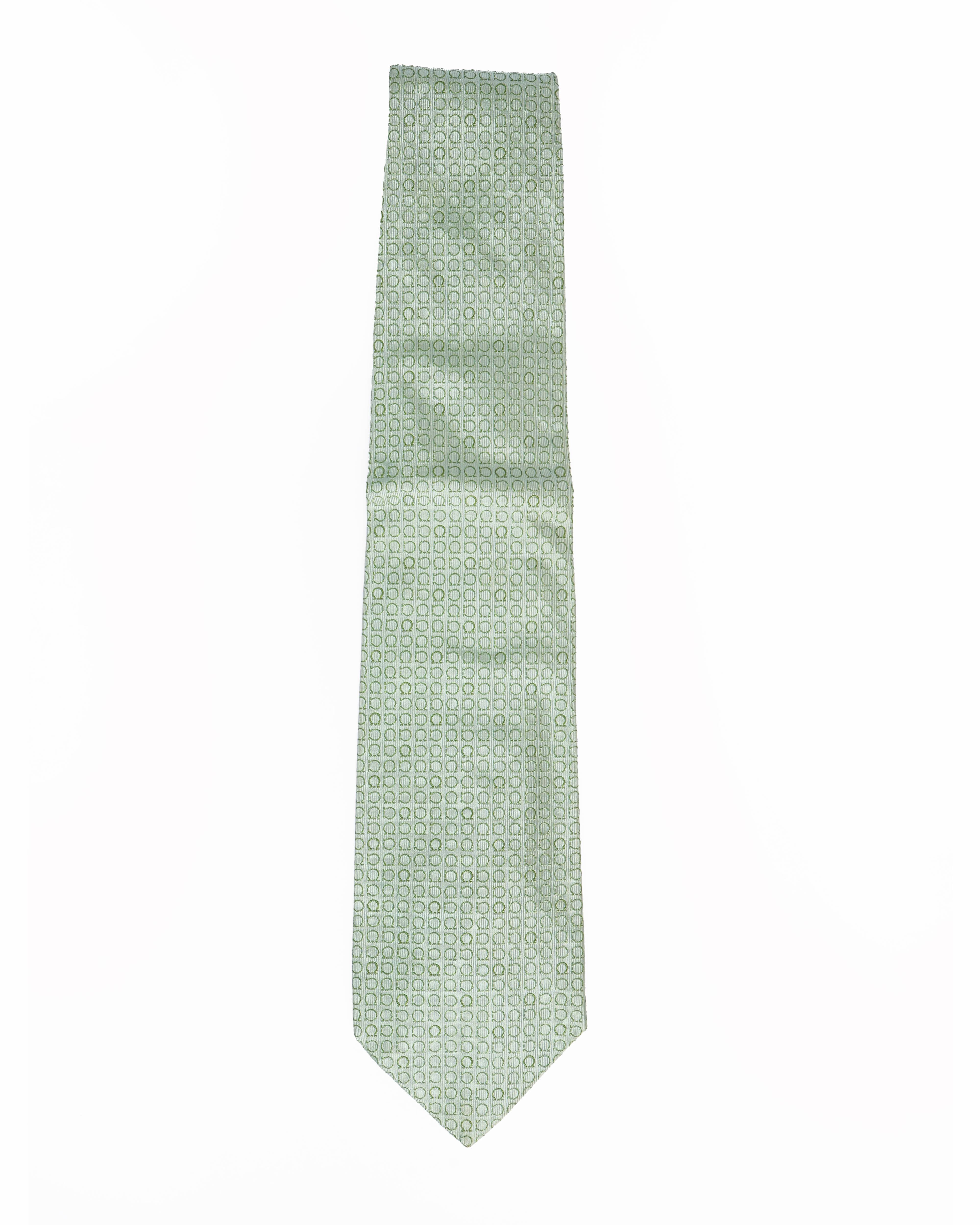 Salvatore ferragamo gancini logo tie