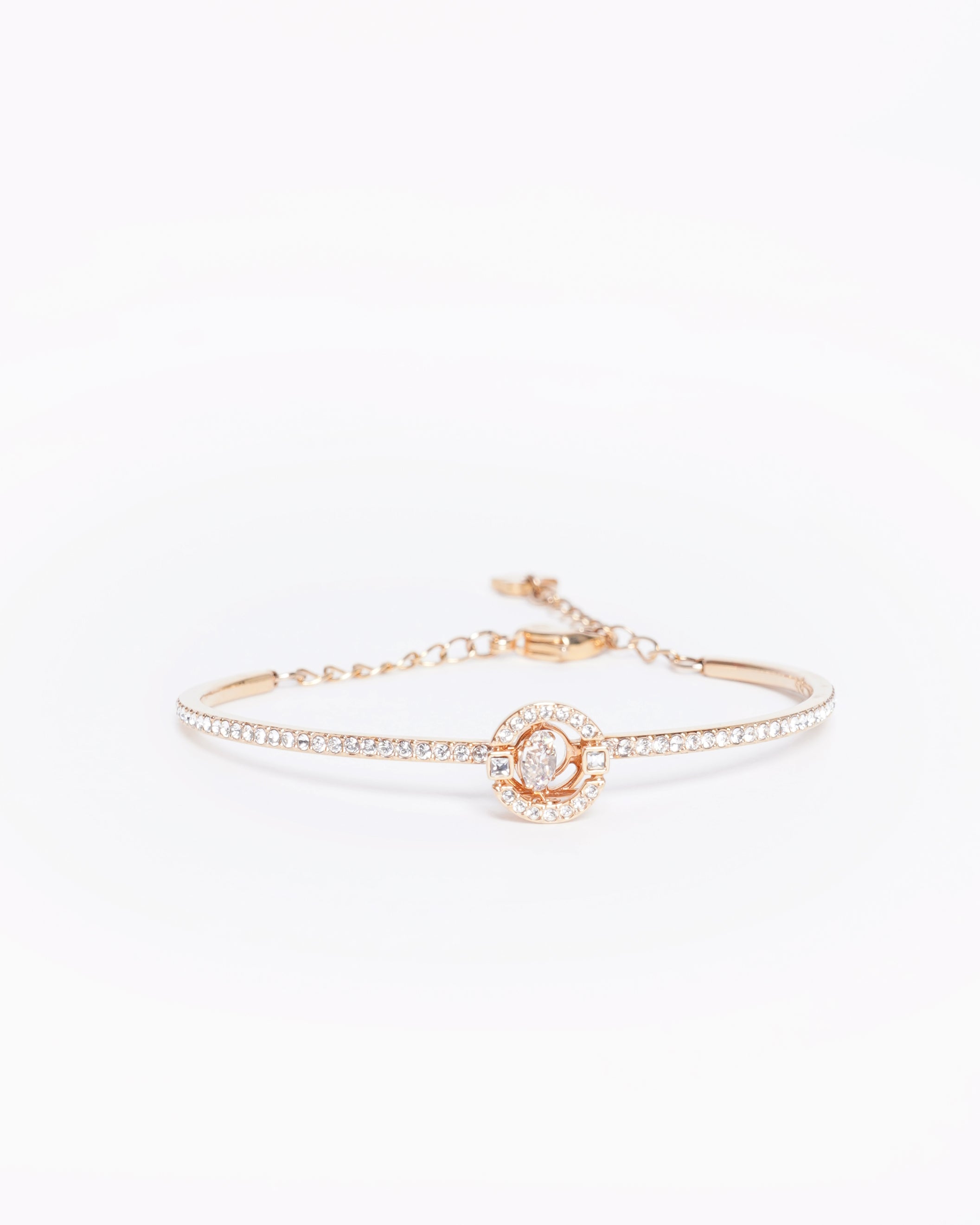 Swarovski estilo gold and crystal bracelet