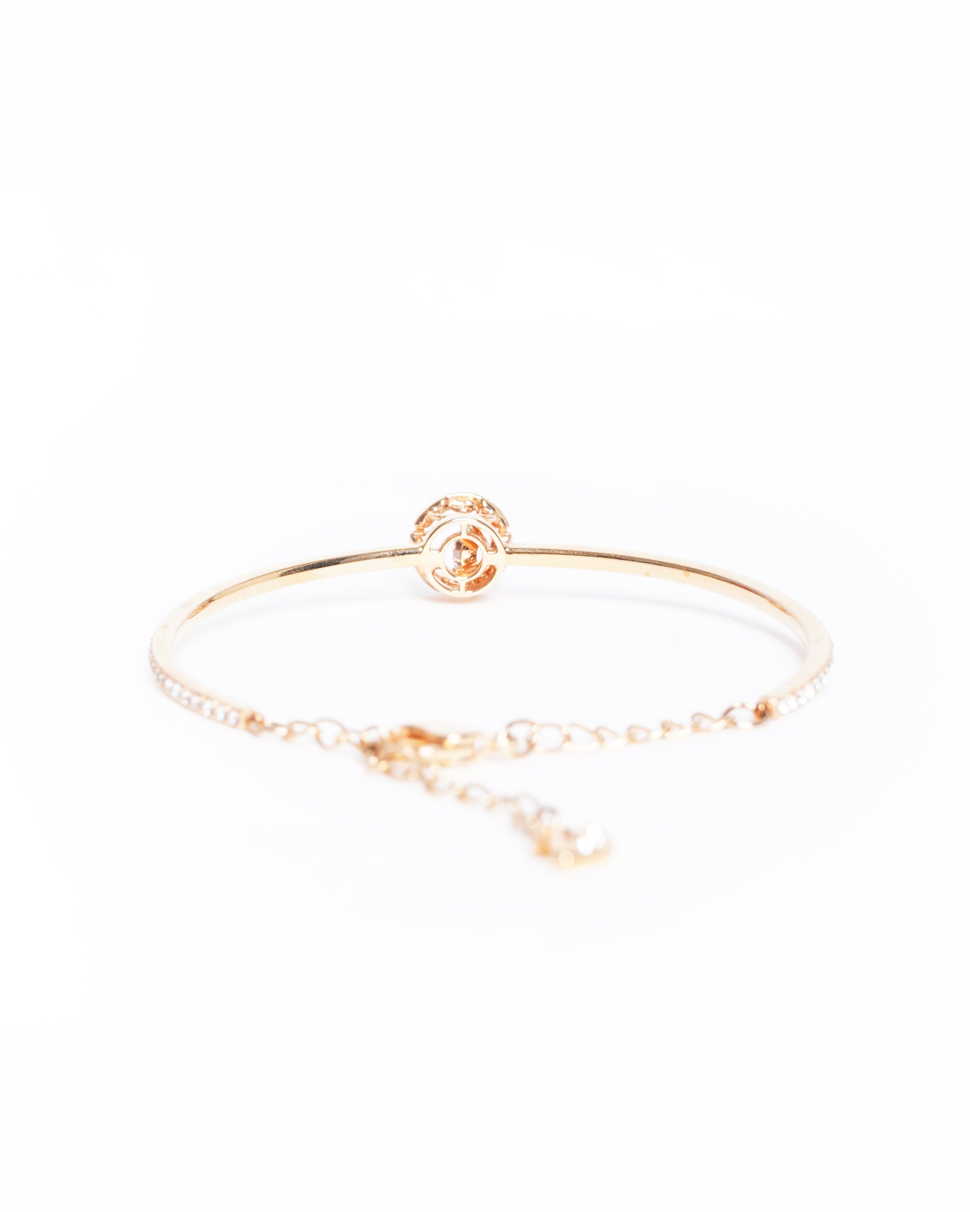 Swarovski estilo gold and crystal bracelet