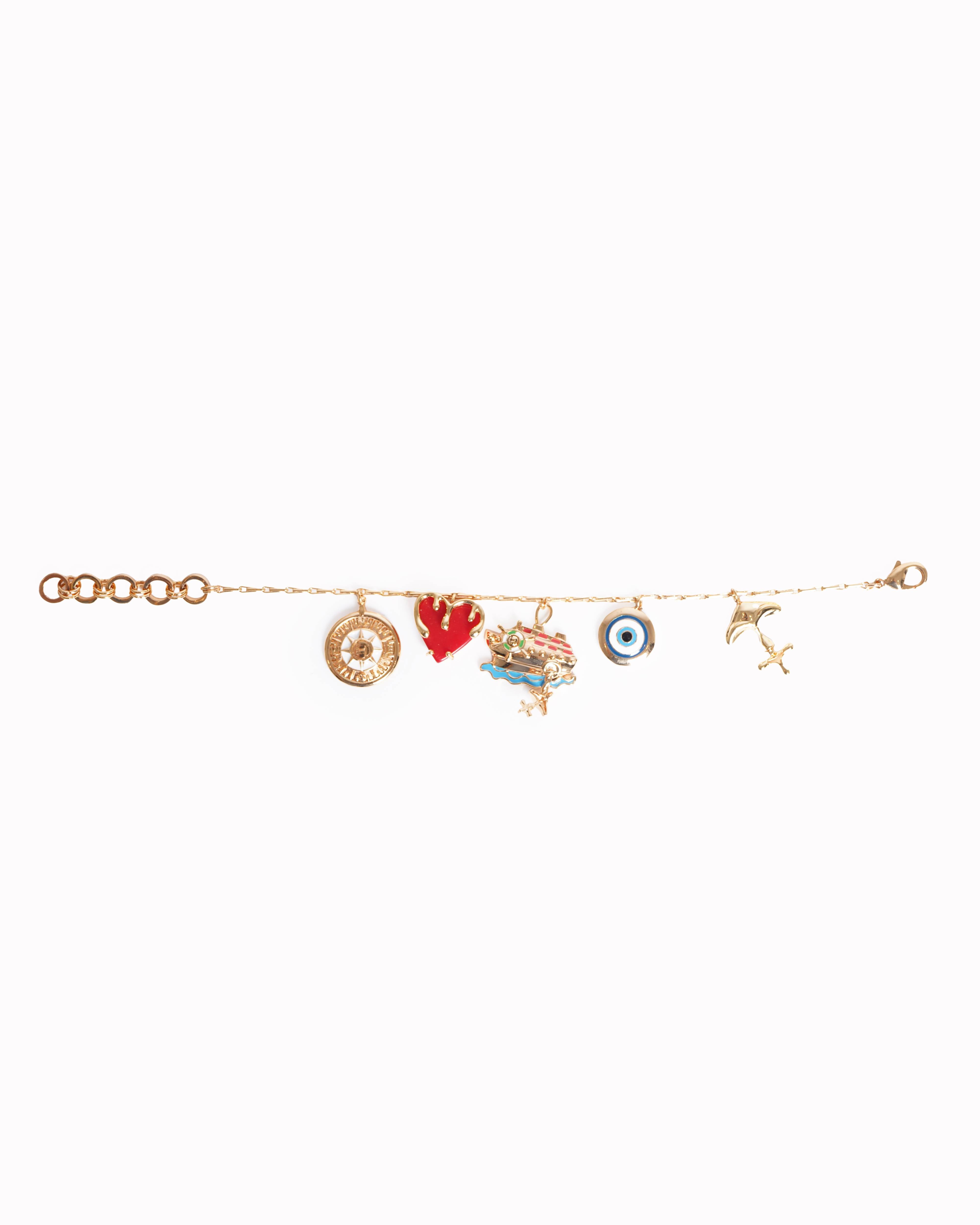 Outhouse charm bracelet