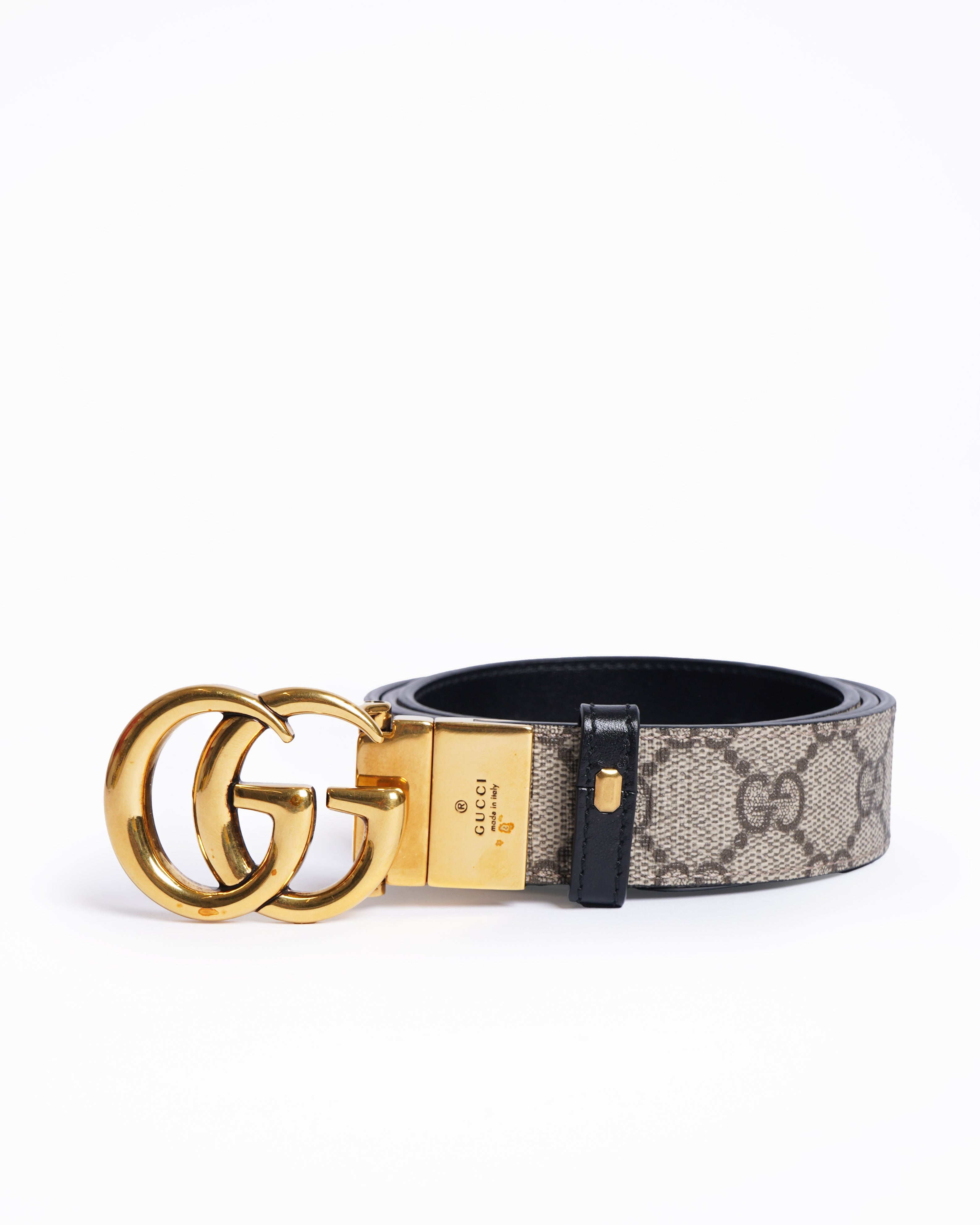 Gucci GG Reversible Women's Belt In Monogram Canvas