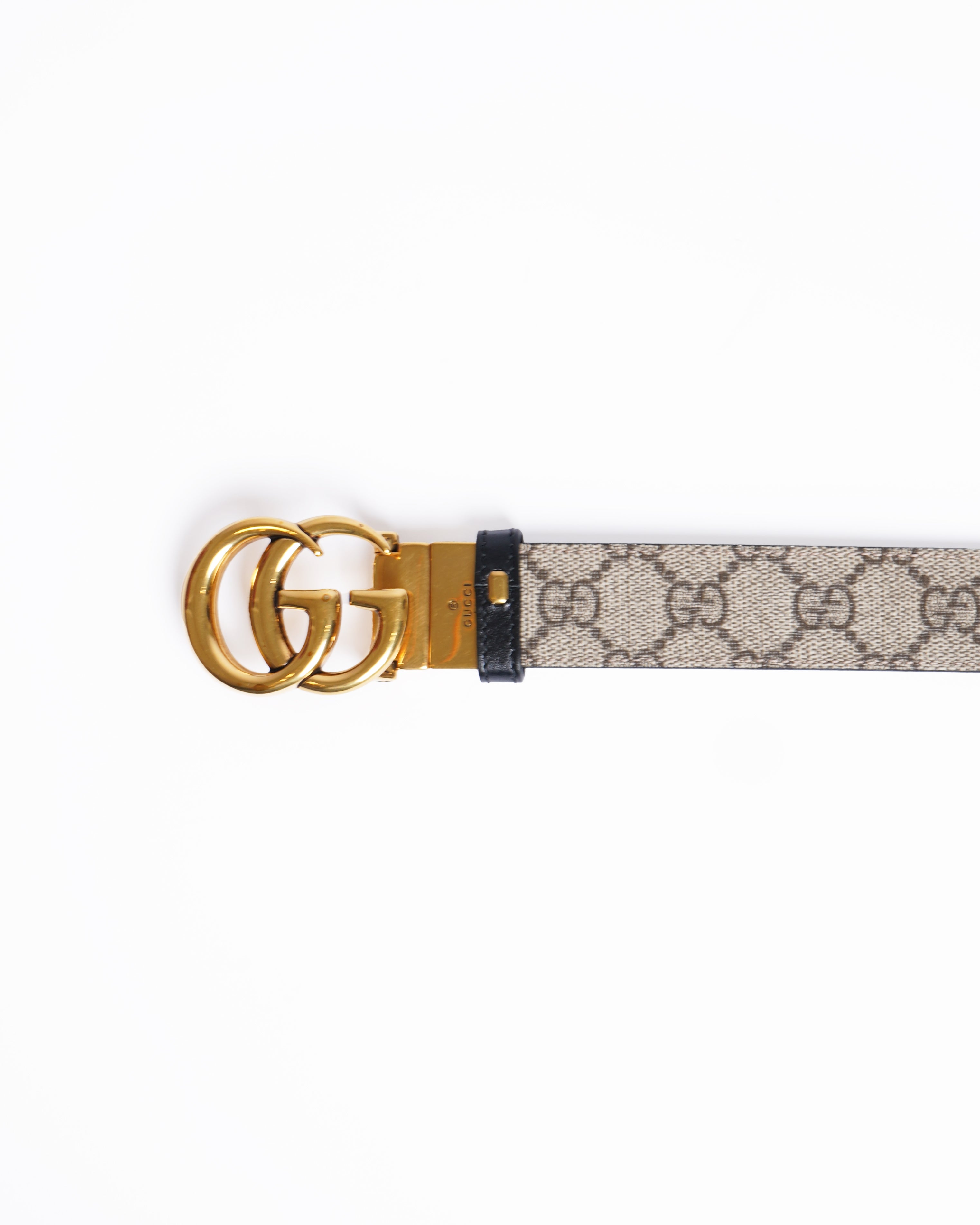 Gucci GG Reversible Women's Belt In Monogram Canvas