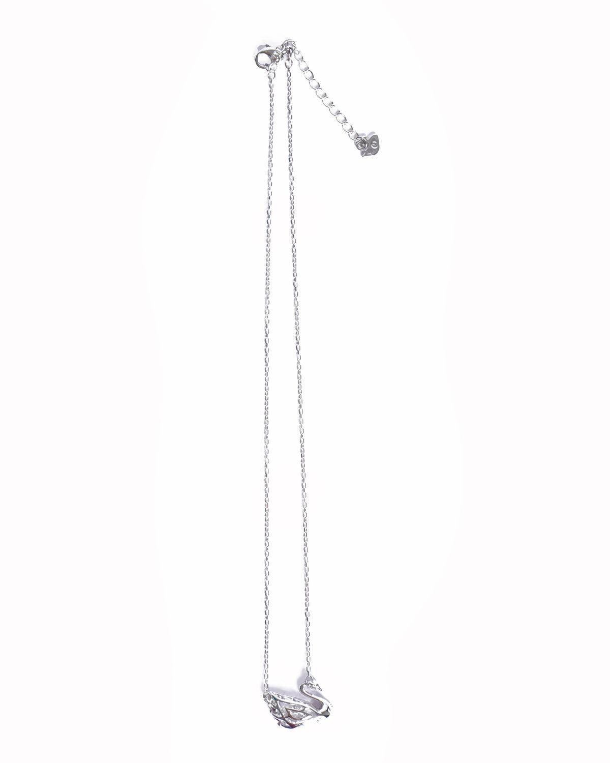 New Swarovski swan necklace with dancing crystal