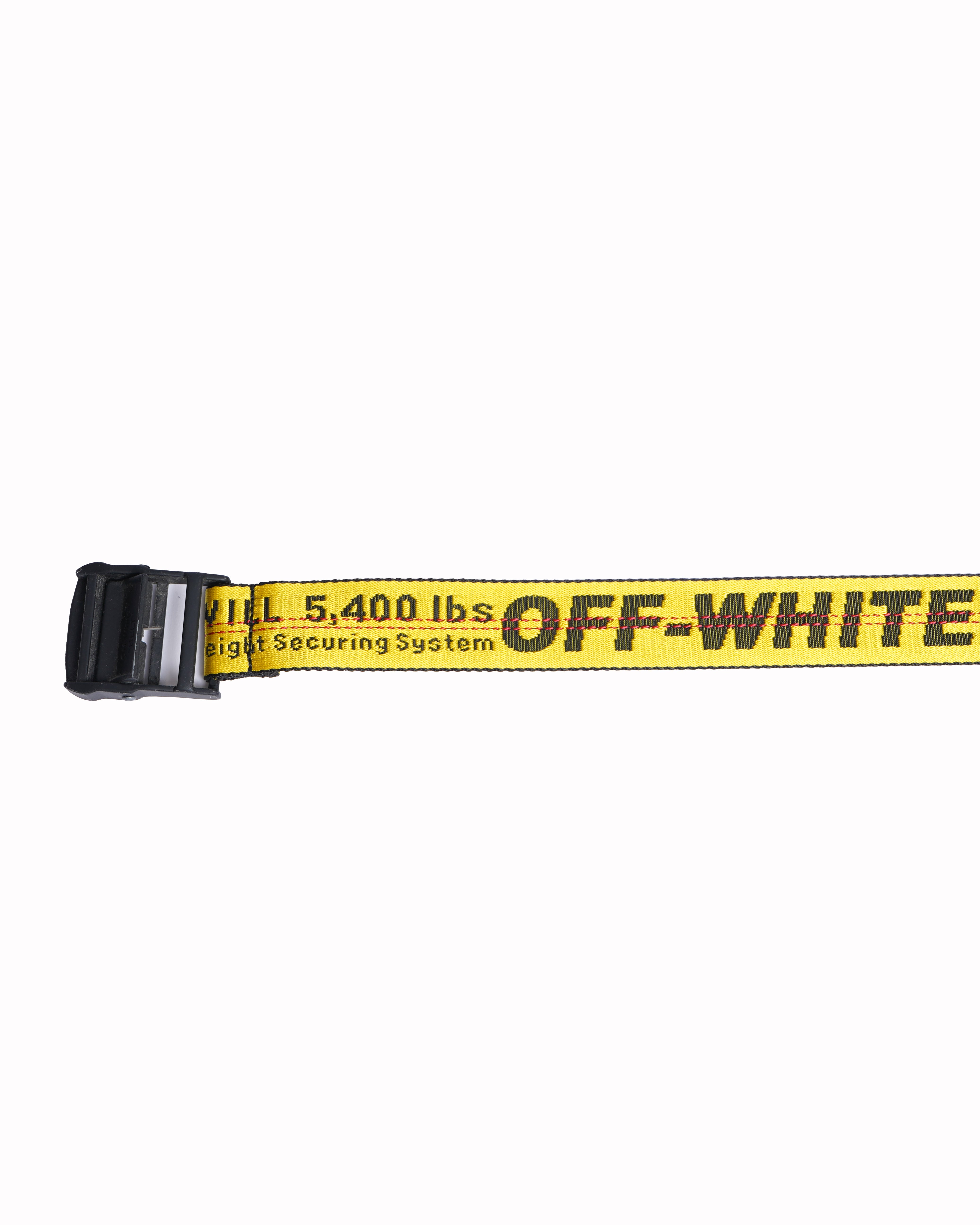 Off-white Cloth Belt In Yellow - Unisex