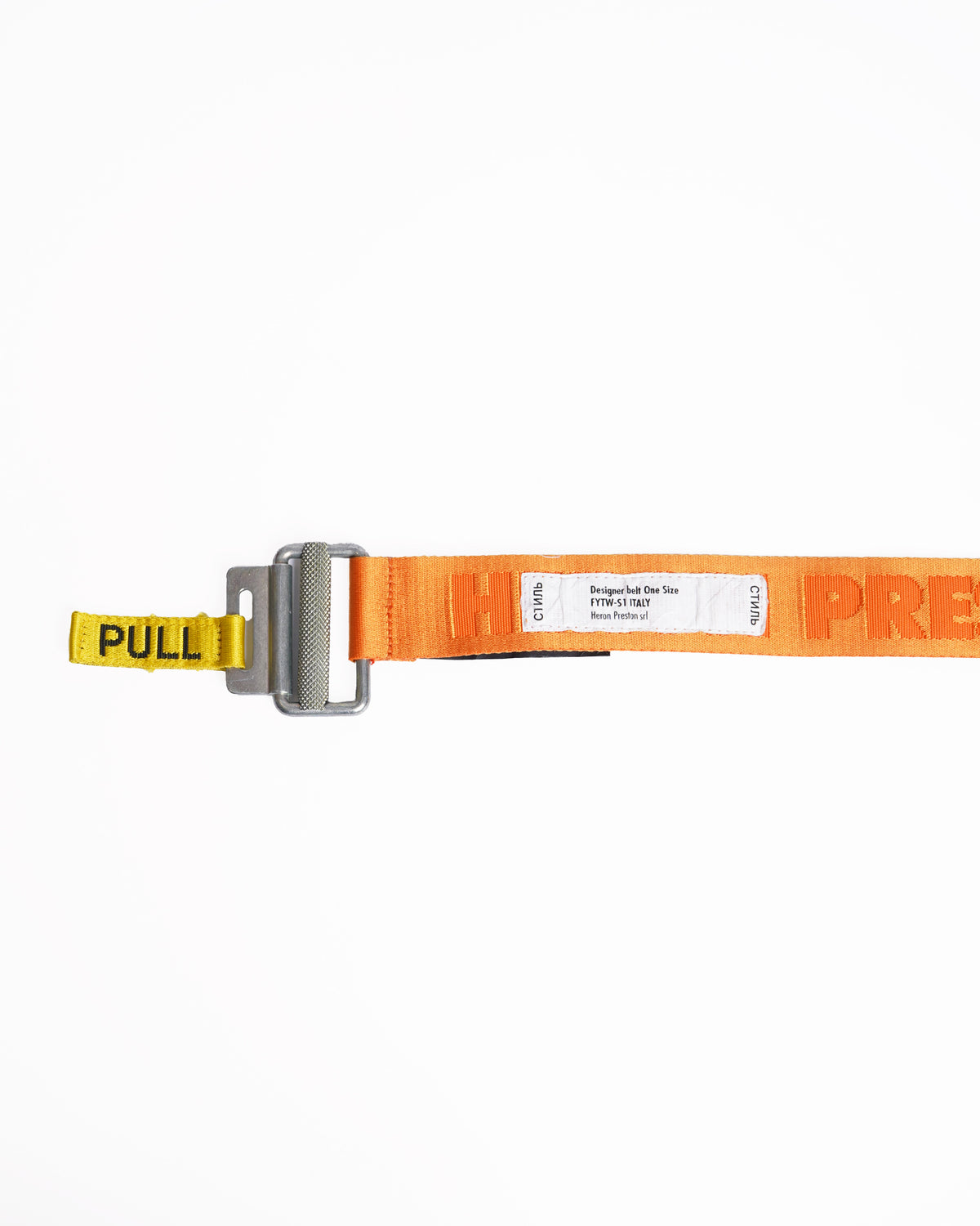 Heron Preston Jacquard Tape Belt Fron SS19 - Unisex