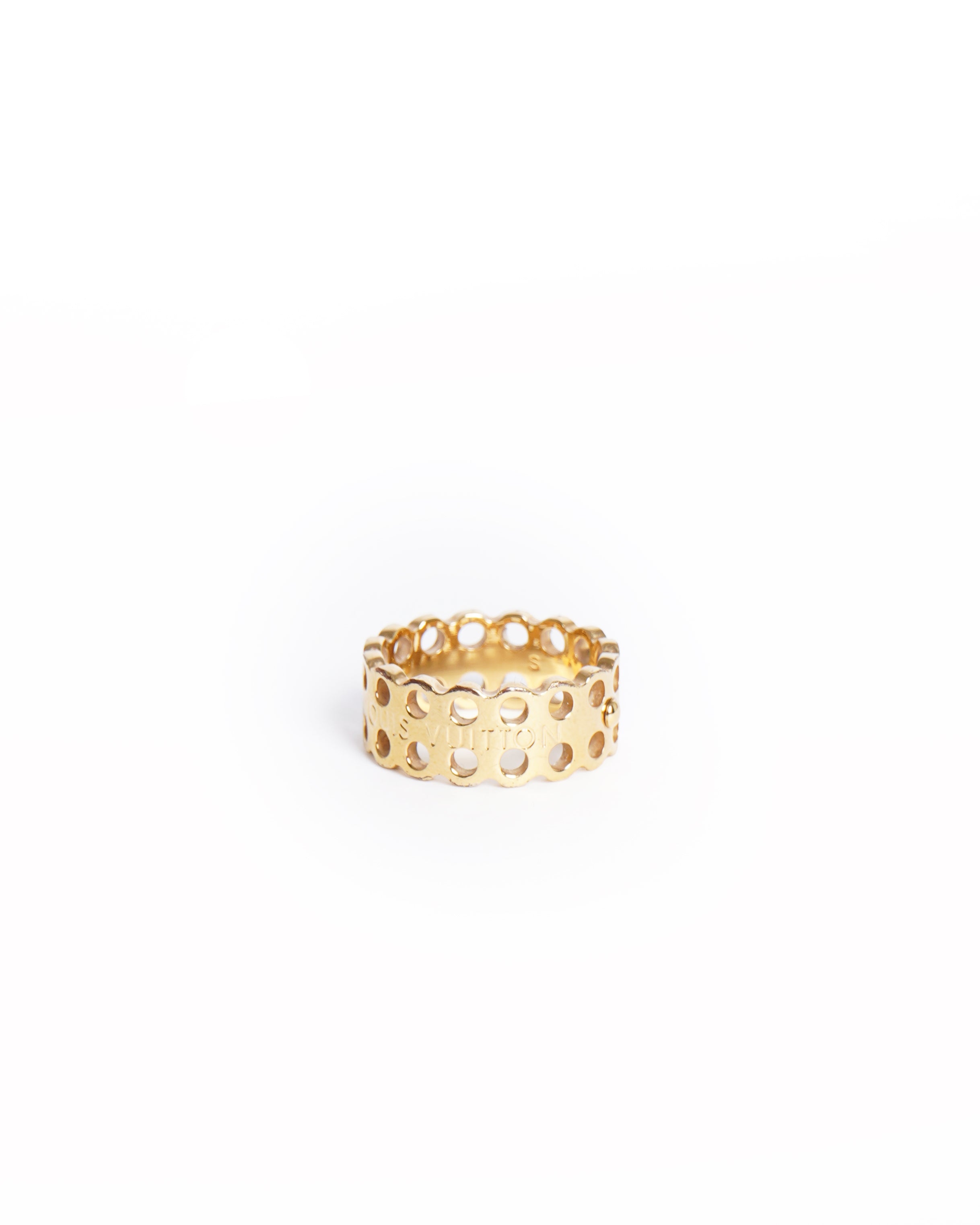 Louis vuitton hide and seek gold ring