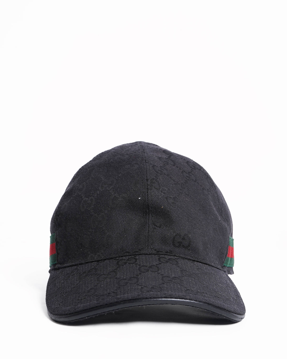 Gucci Black GG Monogram Baseball Cap