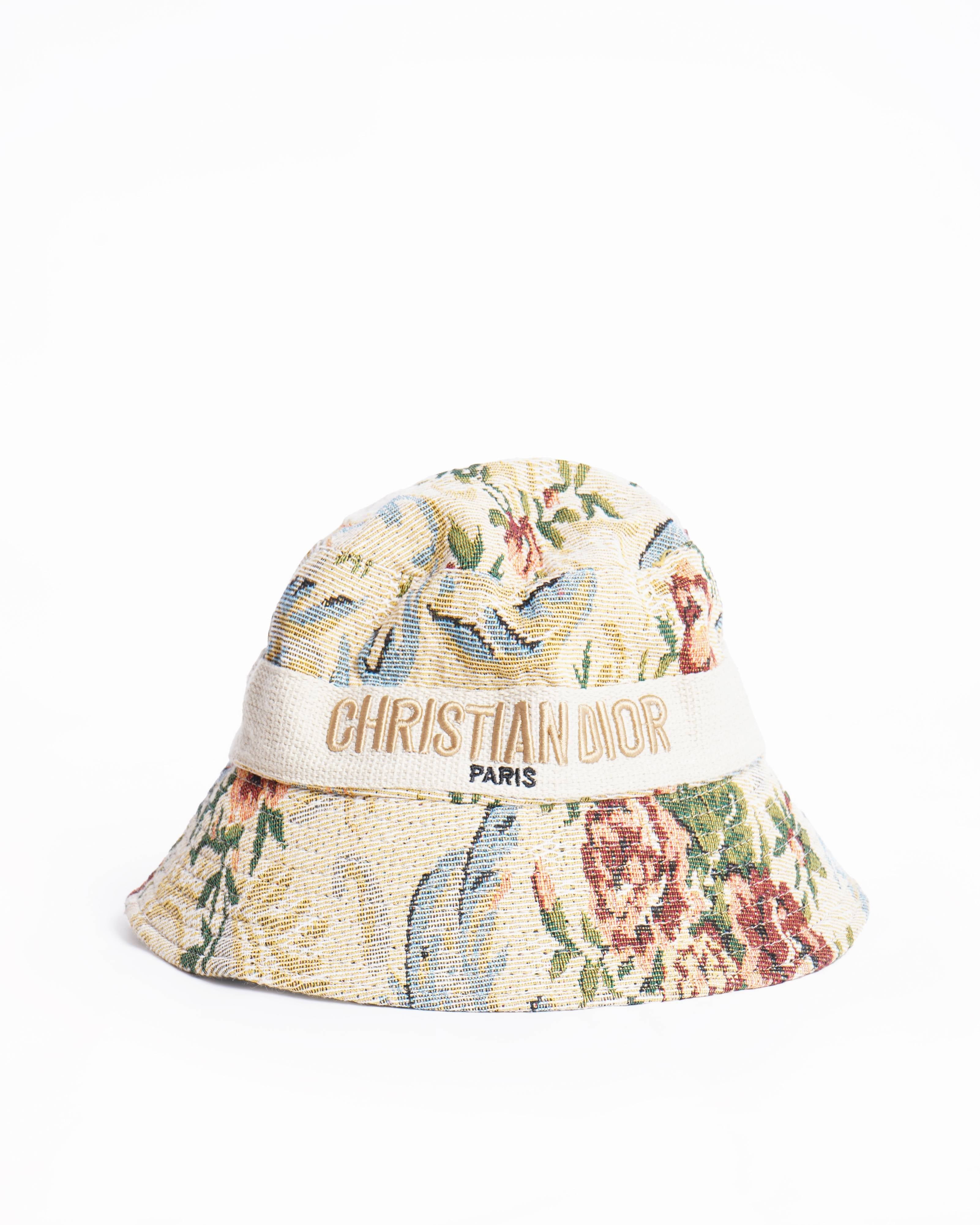 Christian Dior embroidered bucket hat