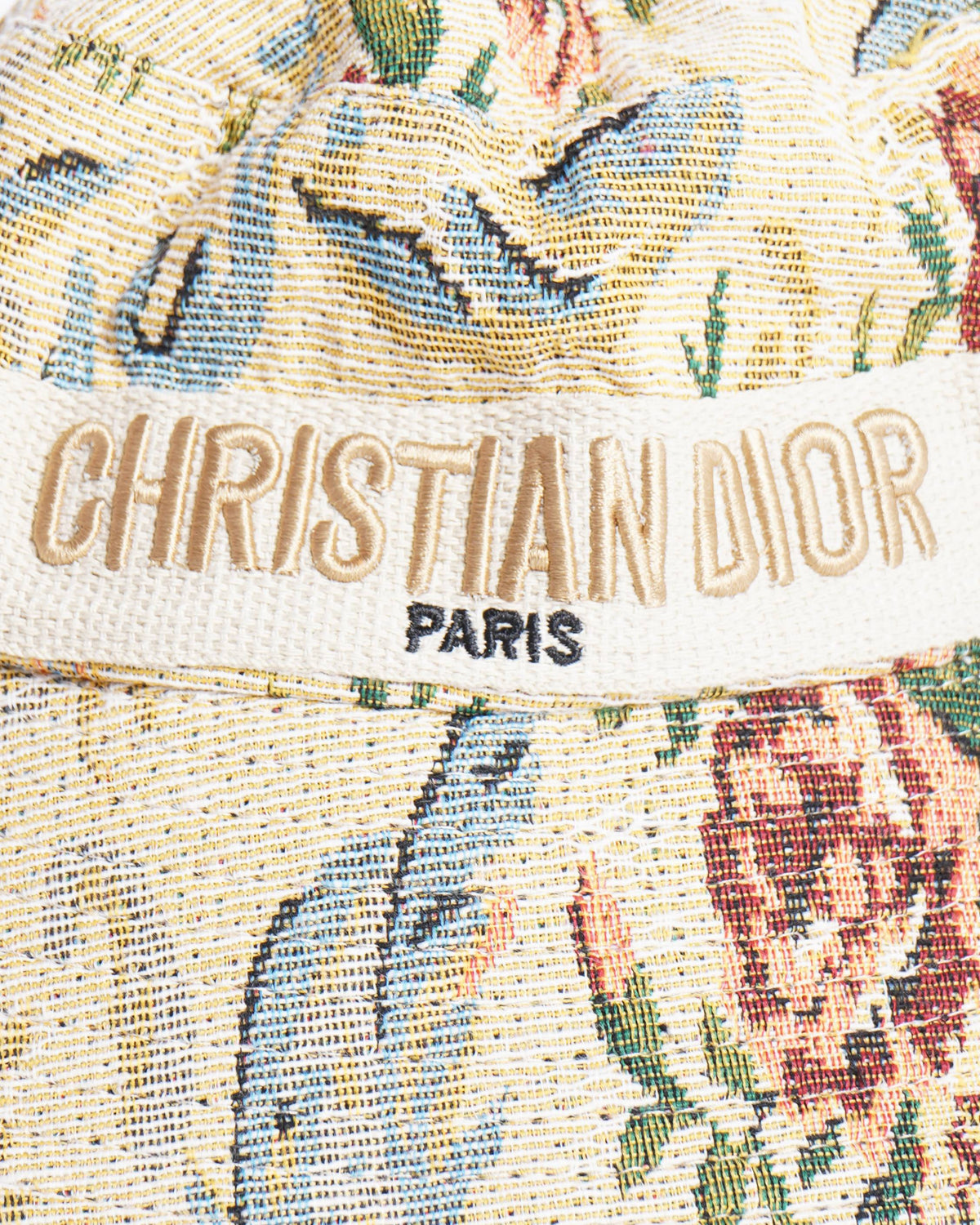 Christian Dior embroidered bucket hat