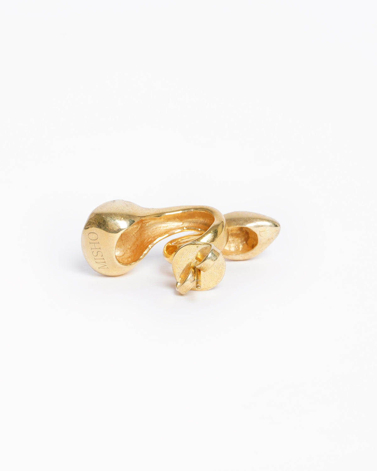 Misho designs pebble pod Earrings