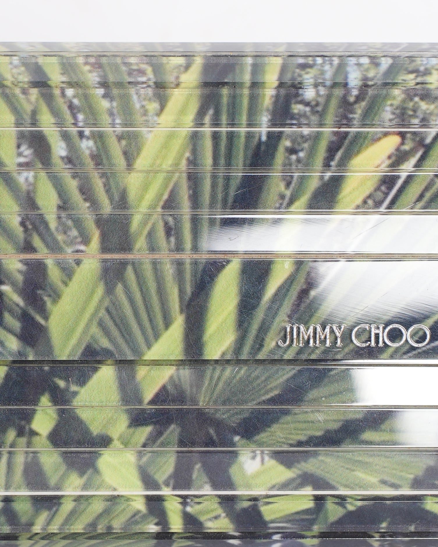 Jimmy Choo Plant Clutch Bag