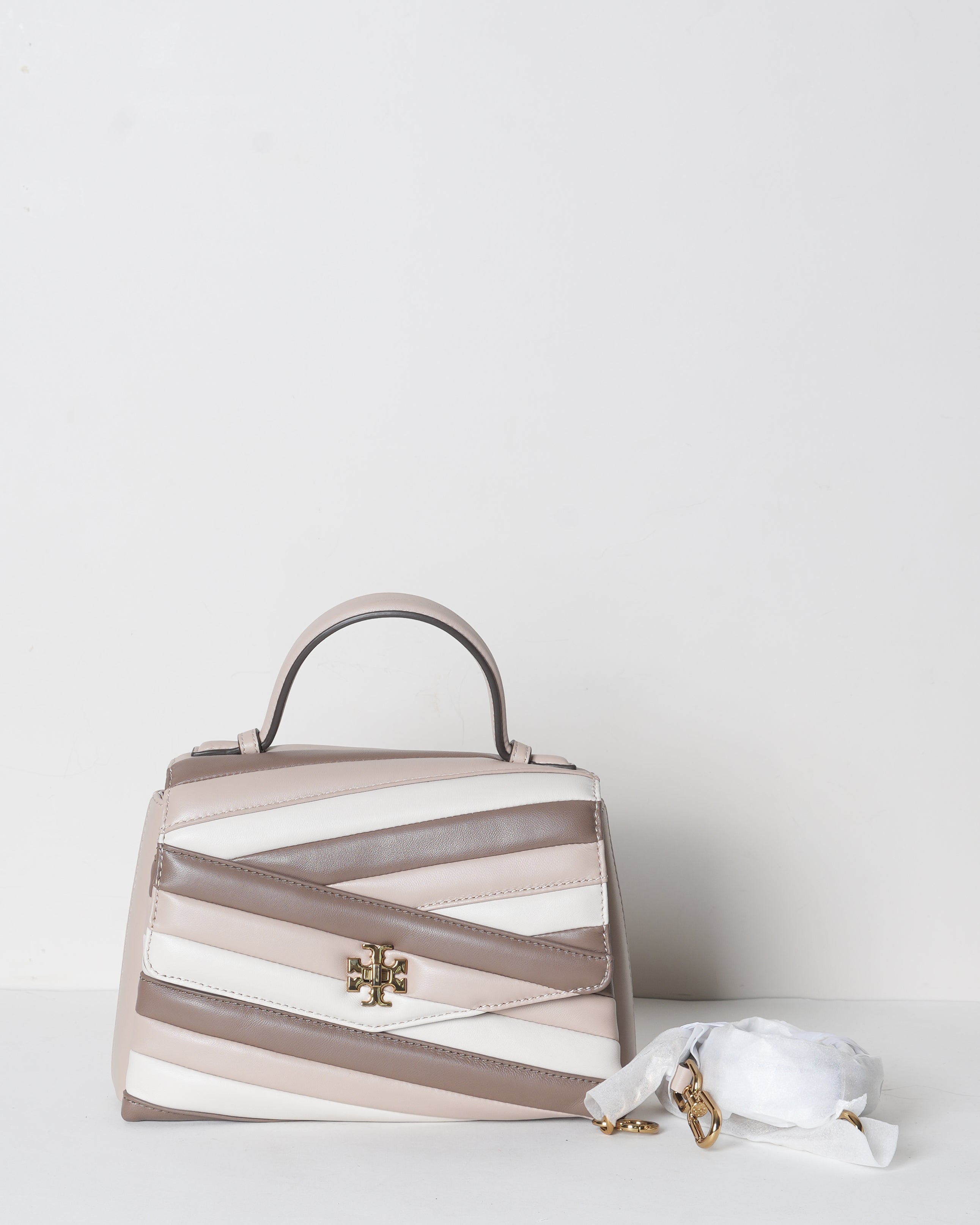 Tory Burch Quilted Top Handle Bag