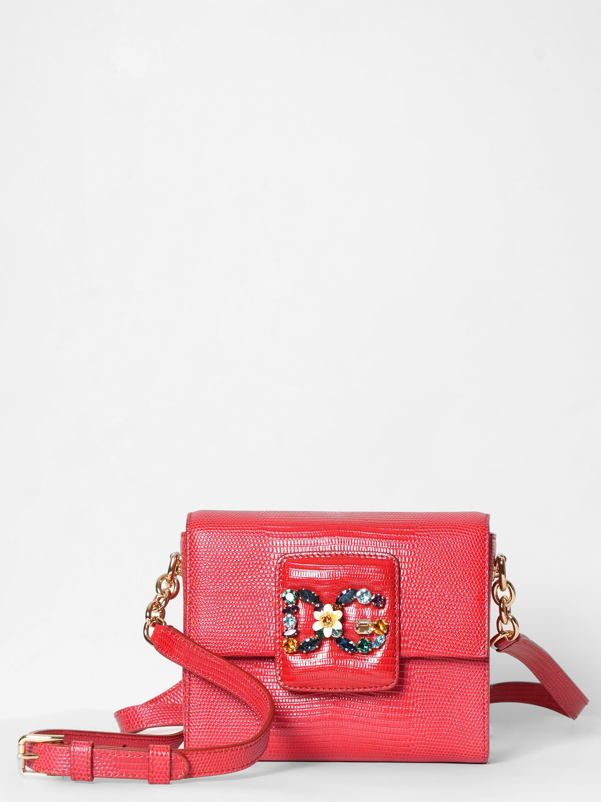 Dolce & Gabbana Millenials Leather Crossbody Bag