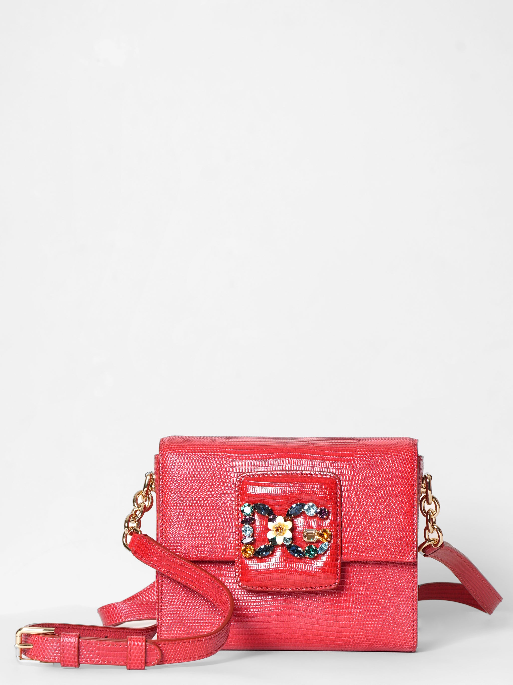Dolce & Gabbana Millenials Leather Crossbody Bag