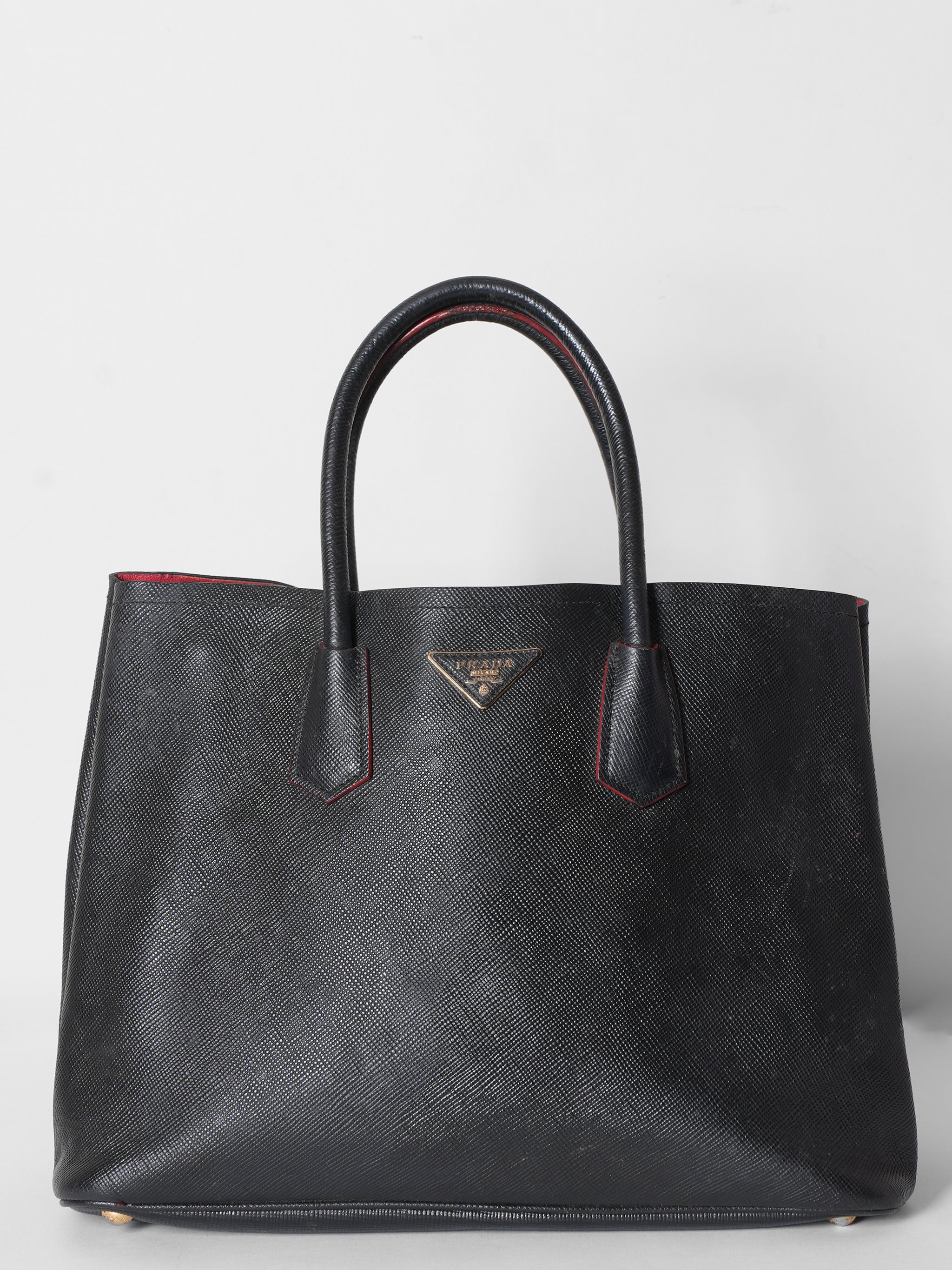 Prada Black Saffiano Tote Bag
