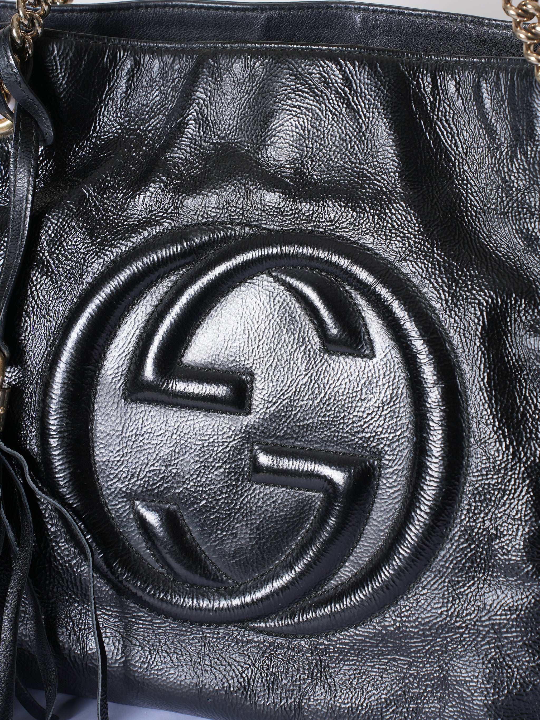Gucci Soho Leather Black Shoulder Bag