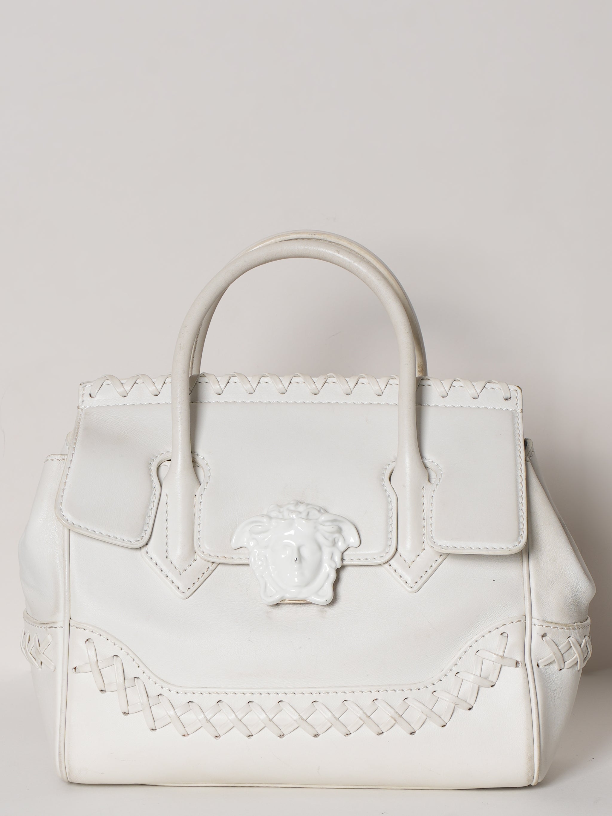 Versace White empire Tote bag